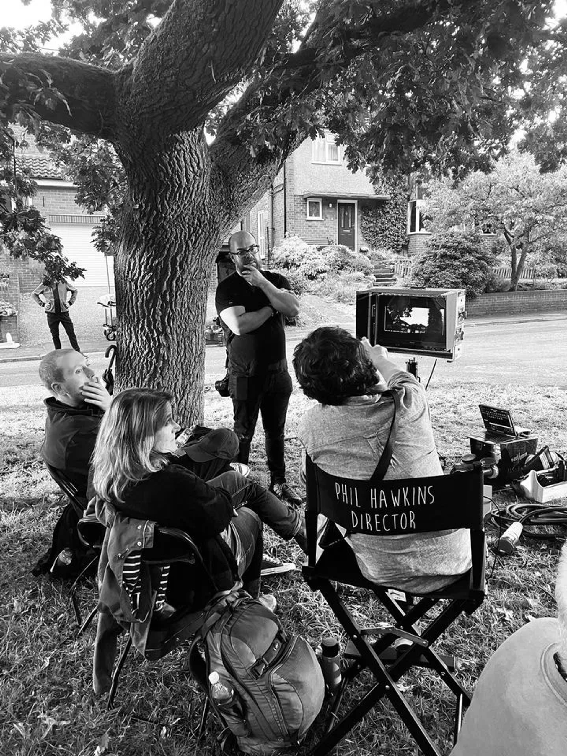 Karol Griffiths, Phil Hawkins, Stuart Benson, and Ben Haworth in Robin and the Hoods (2024)