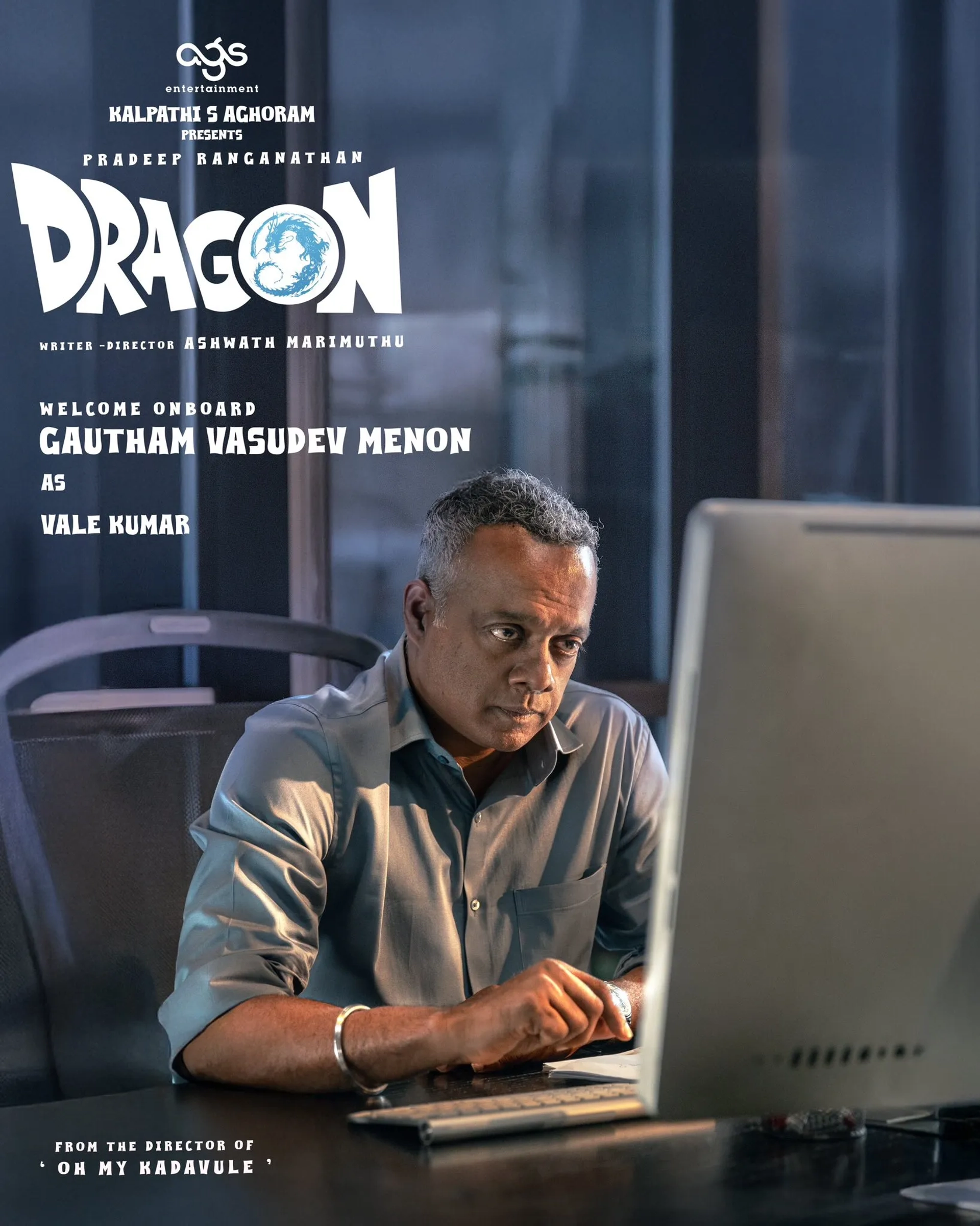 Archana Kalpathi, Gautham Vasudev Menon, Pradeep Ranganathan, Ashwath Marimuthu, Aishwarya Kalpathi, Hemanth, Selva Karthick, V. Selvakumar, Kalpathi S. Agoram, Kalpathi S. Suresh, Kalpathi S. Ganesh, Leon James, Pradeep E. Ragav, and Niketh Bommi in Dragon (2025)
