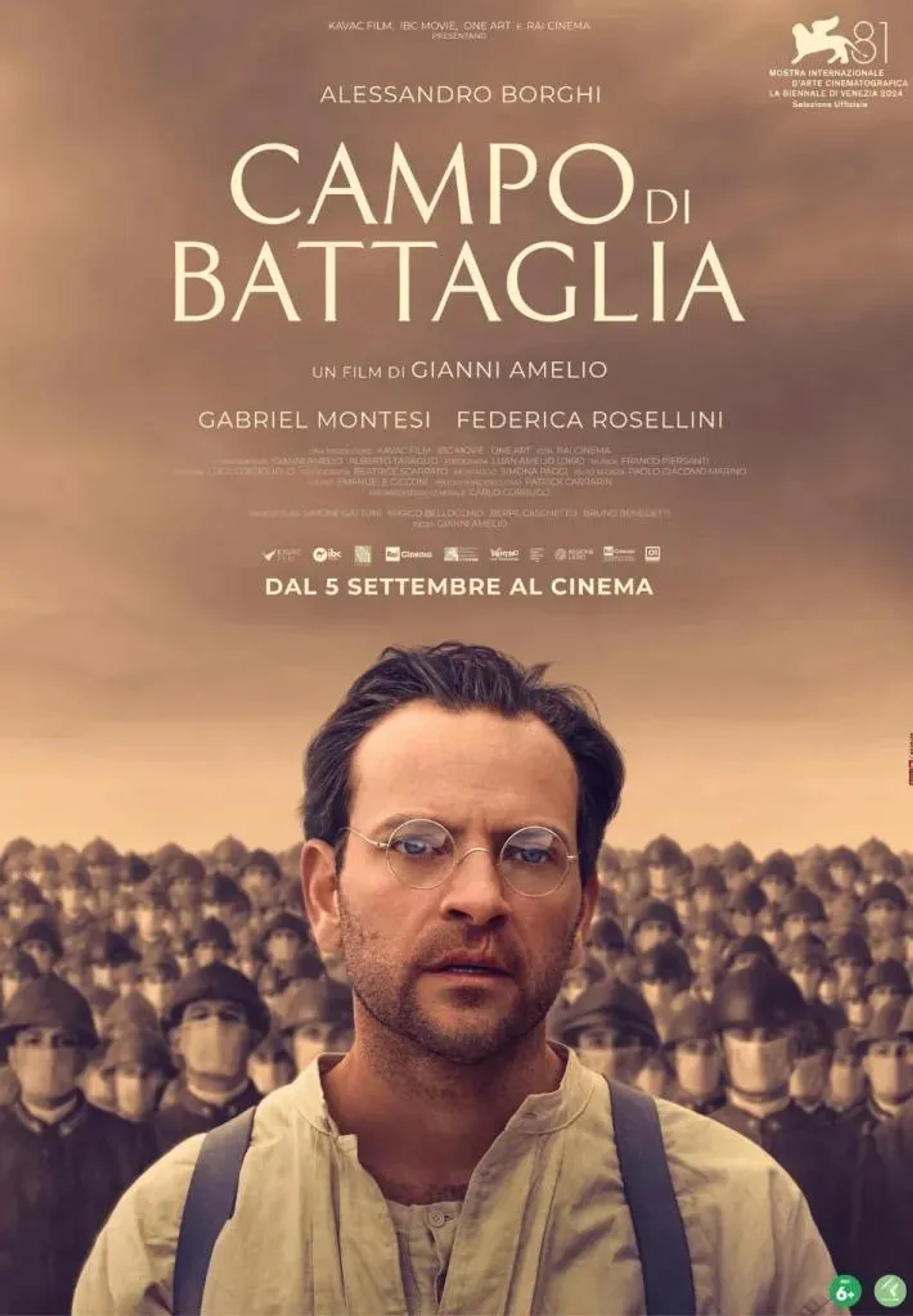 Alessandro Borghi in Battlefield (2024)