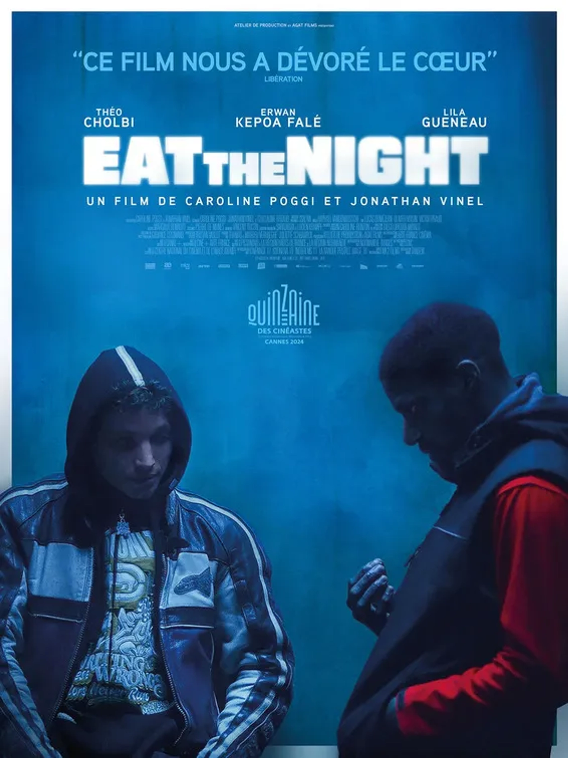 Erwan Kepoa Falé and Théo Cholbi in Eat the Night (2024)