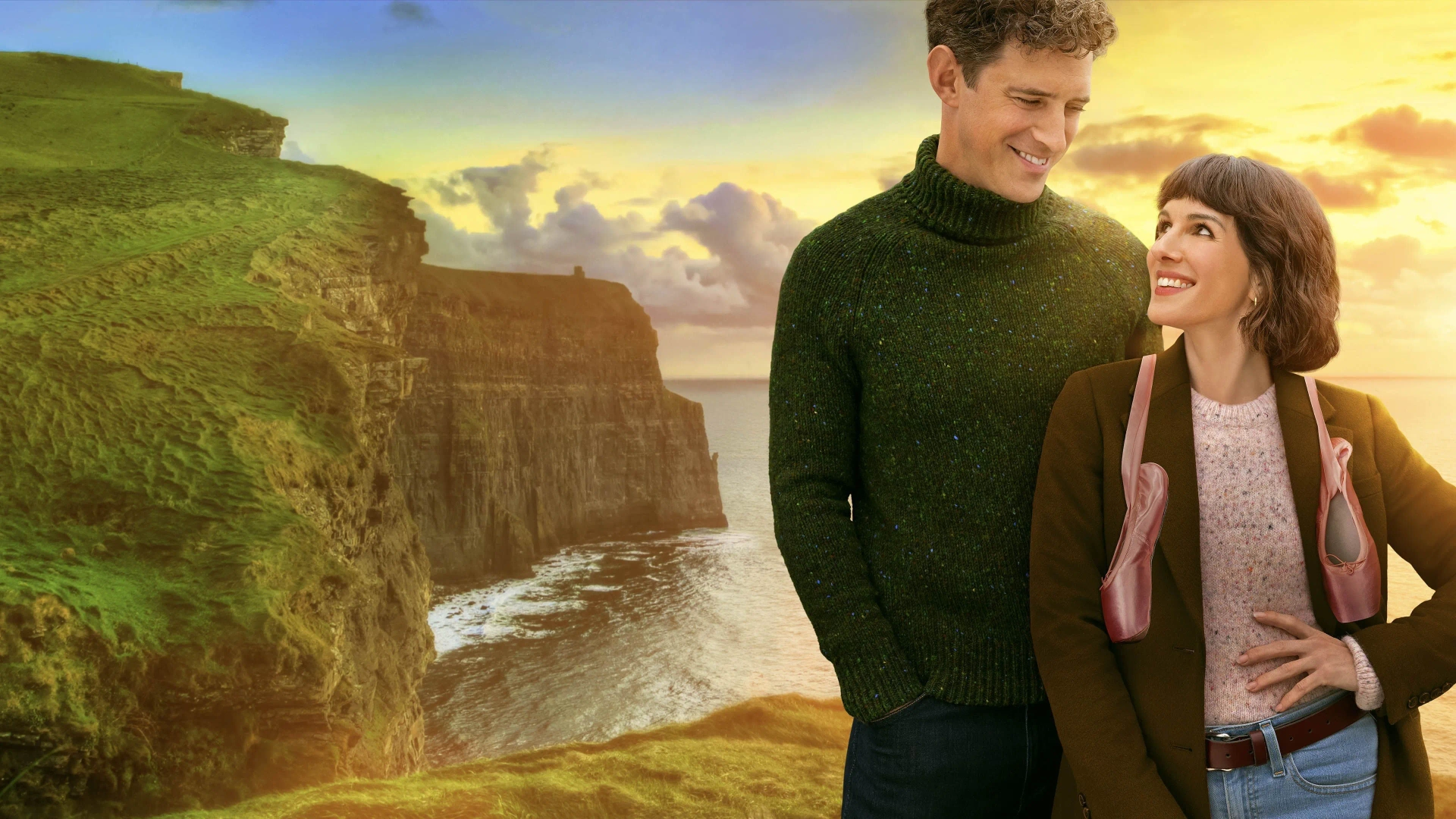 Shenae Grimes-Beech and Stephen Hagan in Love of the Irish (2025)