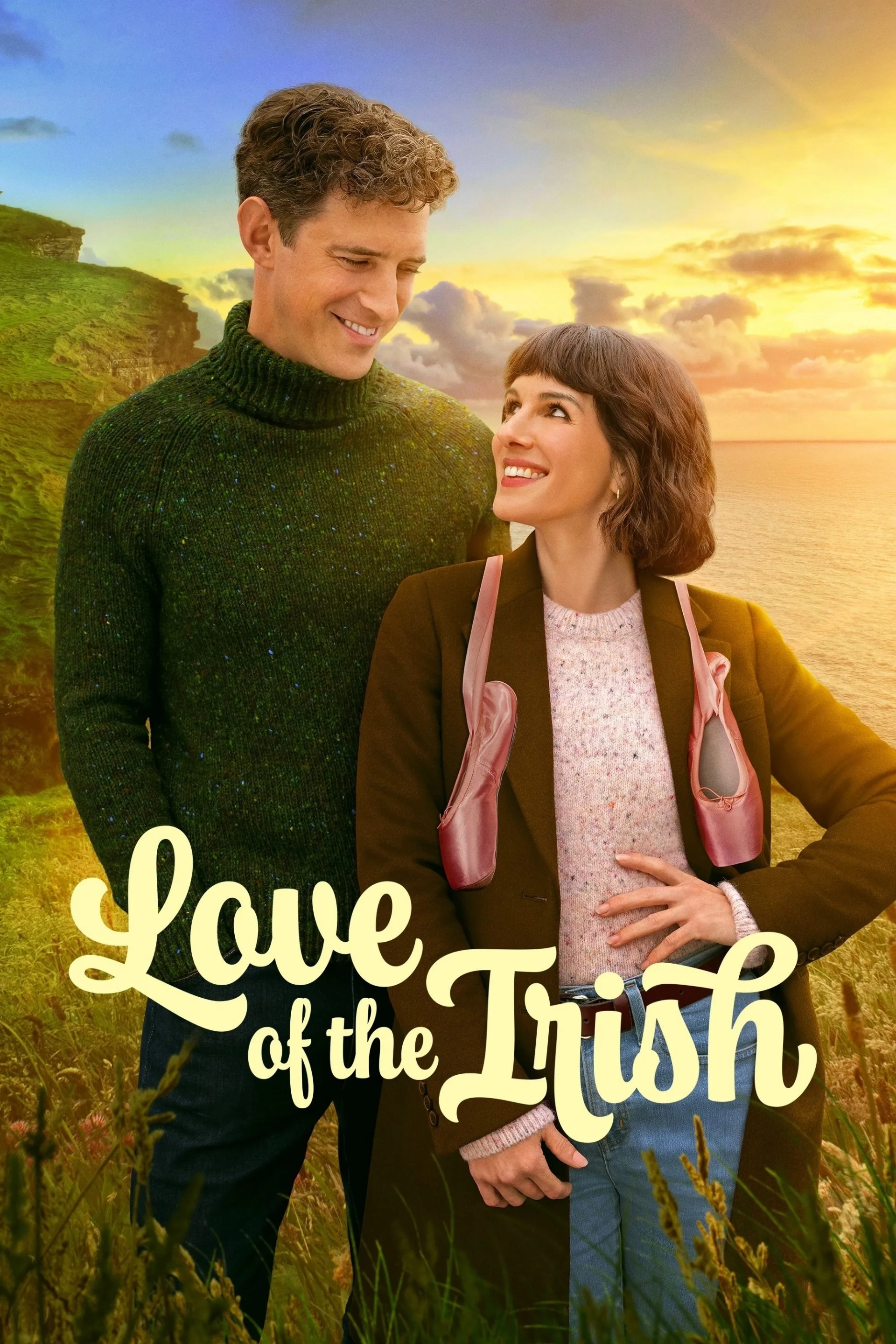 Shenae Grimes-Beech and Stephen Hagan in Love of the Irish (2025)