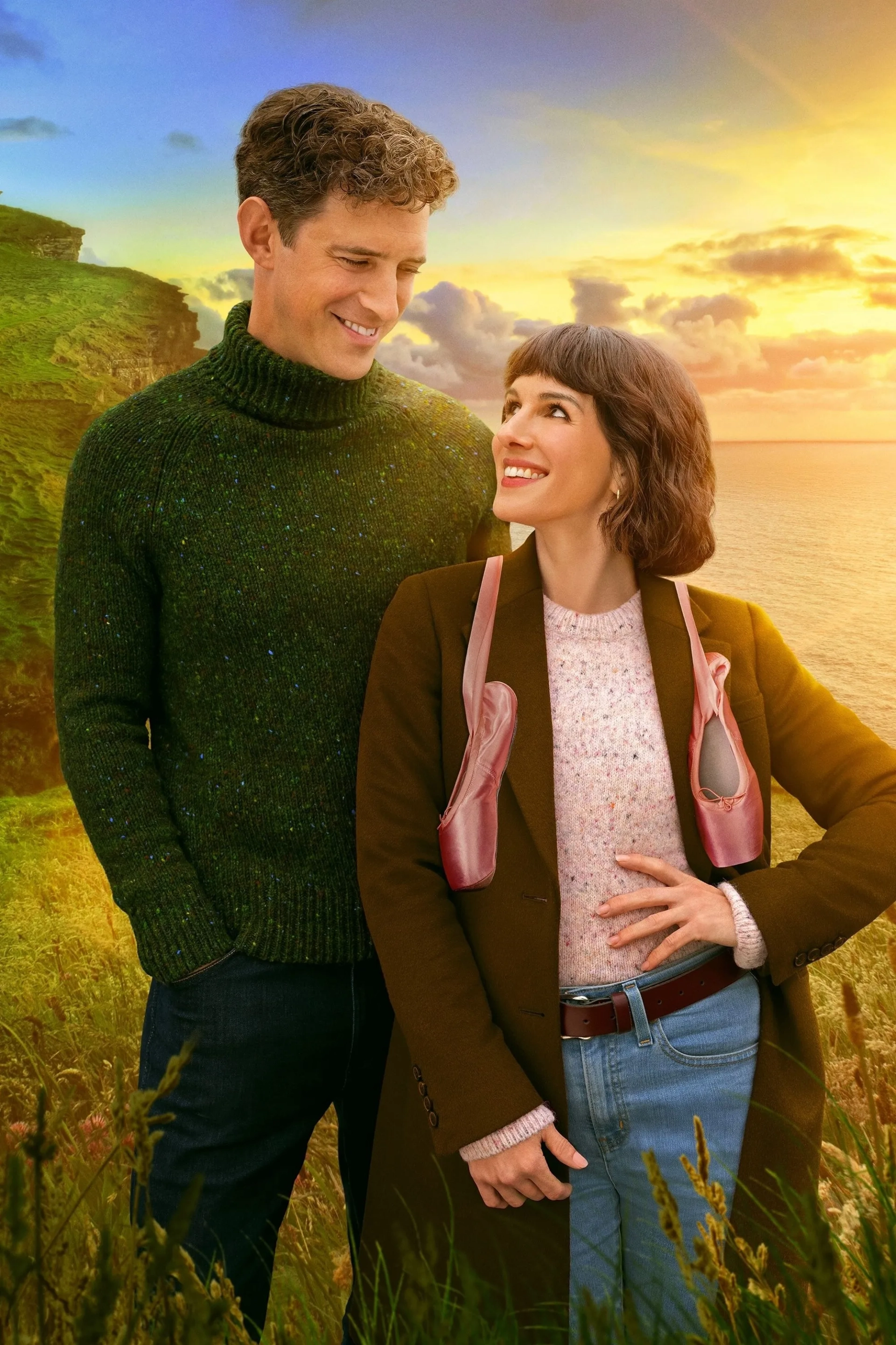 Shenae Grimes-Beech and Stephen Hagan in Love of the Irish (2025)