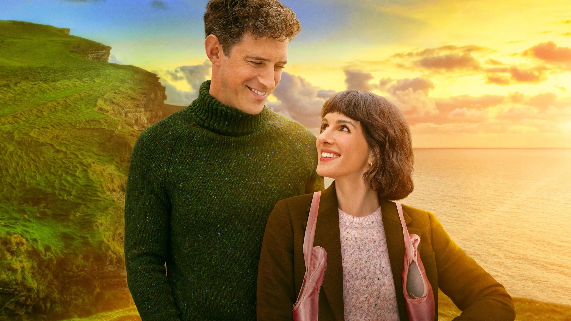 Shenae Grimes-Beech and Stephen Hagan in Love of the Irish (2025)