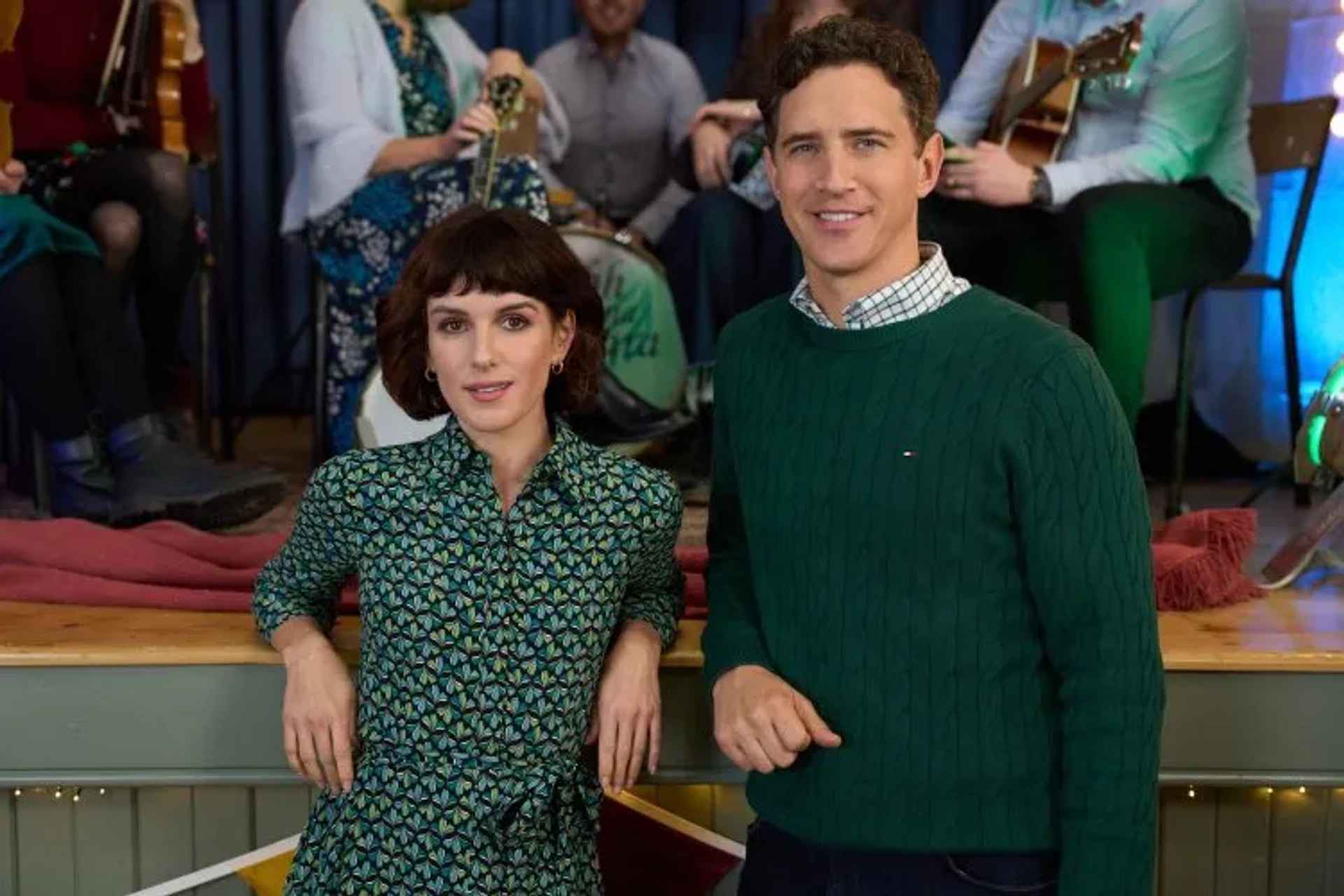 Shenae Grimes-Beech and Stephen Hagan in Love of the Irish (2025)