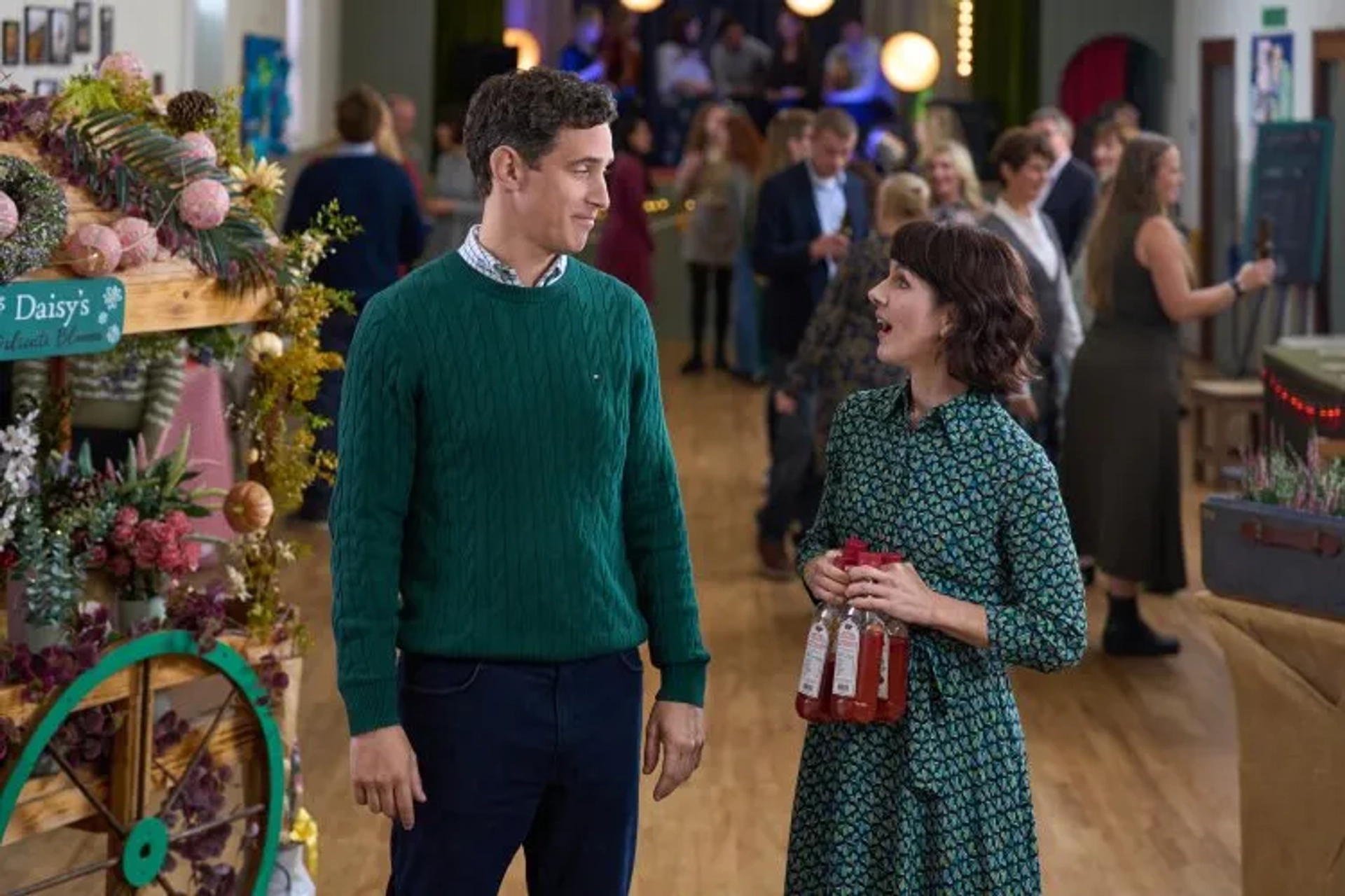 Shenae Grimes-Beech and Stephen Hagan in Love of the Irish (2025)
