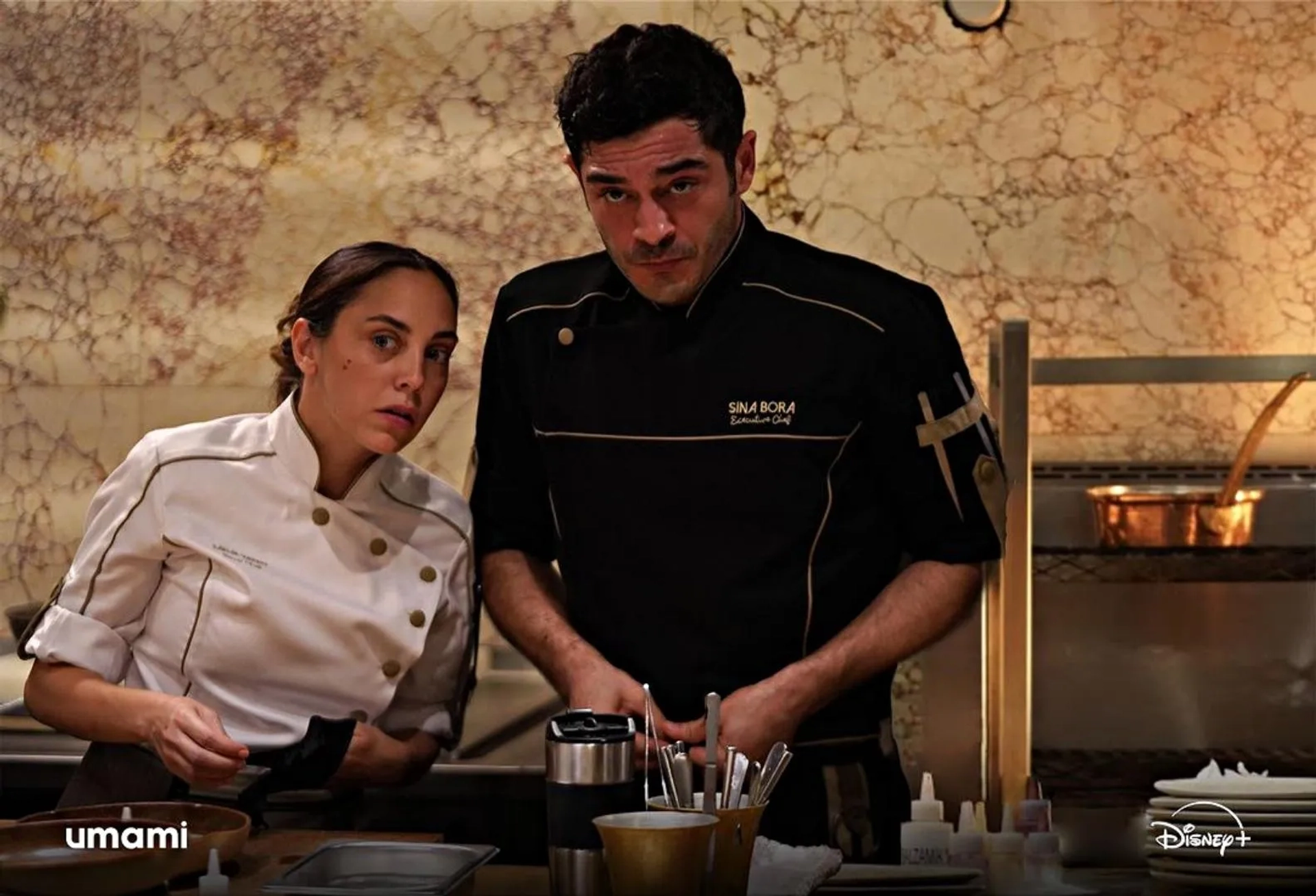 Öykü Karayel and Burak Deniz in Umami (2025)