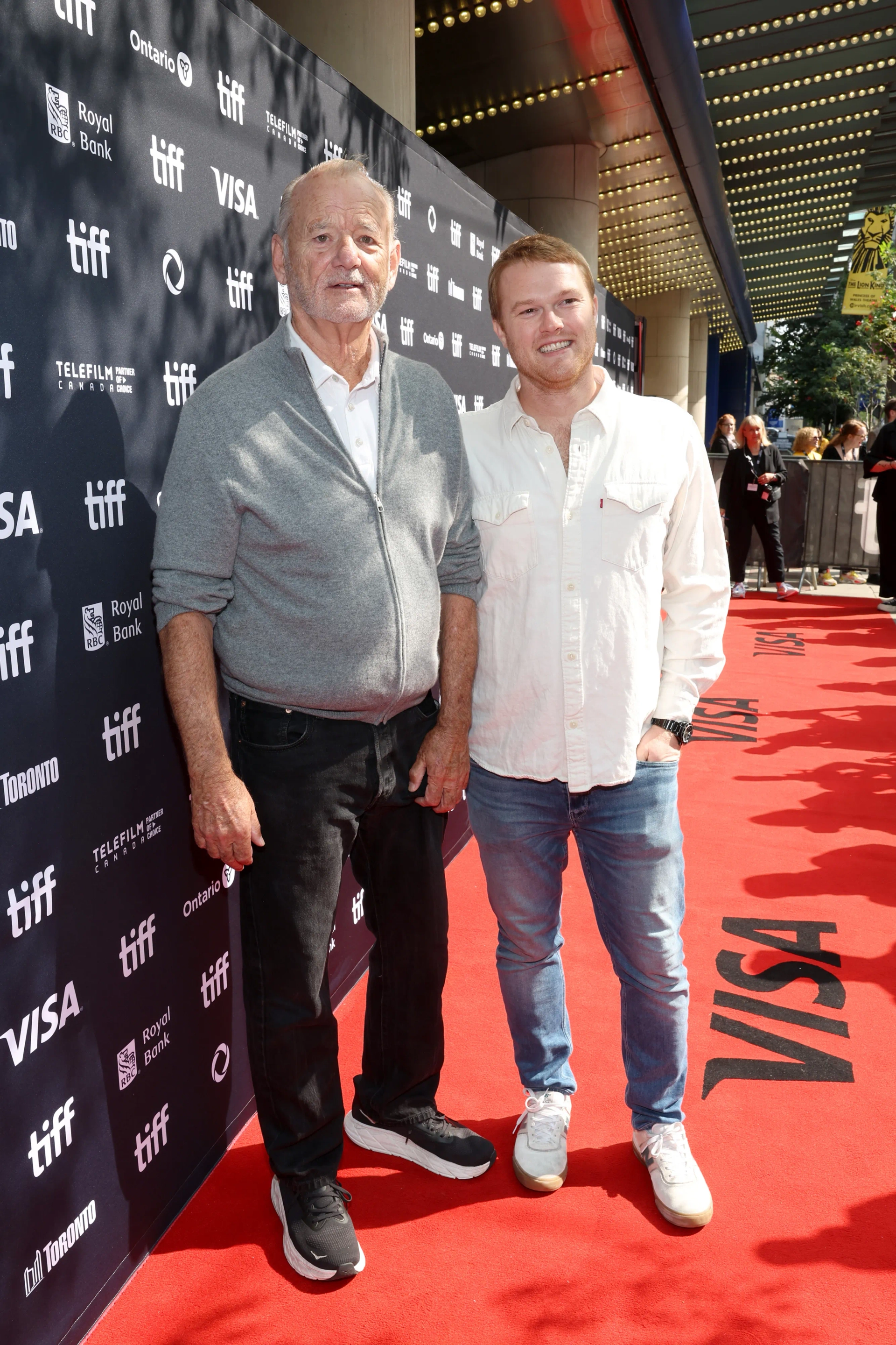 Bill Murray and Adam Paulsen at an event for Riff Raff (2024)