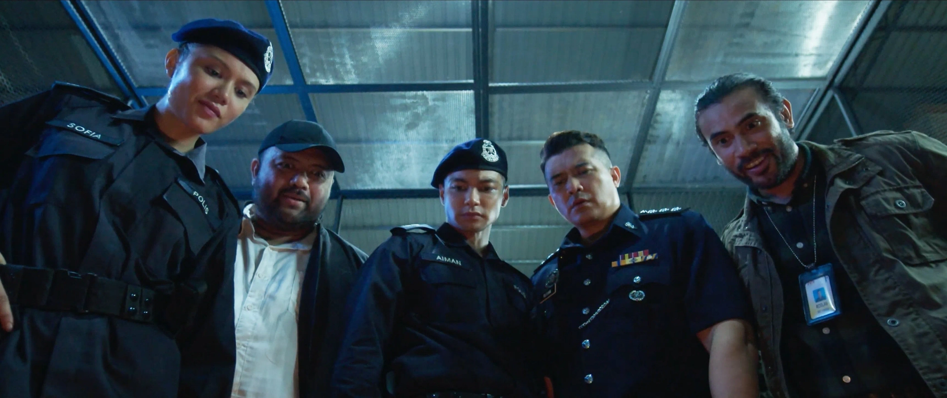 Syafiq Kyle, Mimi Lana, Shah Reza Mohd Shah, Aaron Aziz, and Remy Ishak in The Experts (2024)