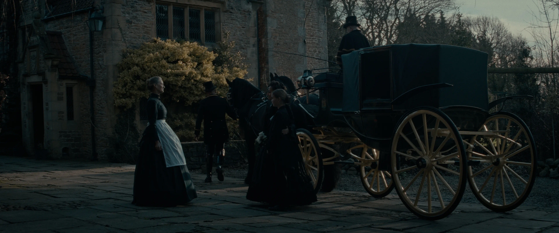 Nicola Wright, Marshall Hawkes, and Becca Hirani in The Monster Beneath Us (2024)