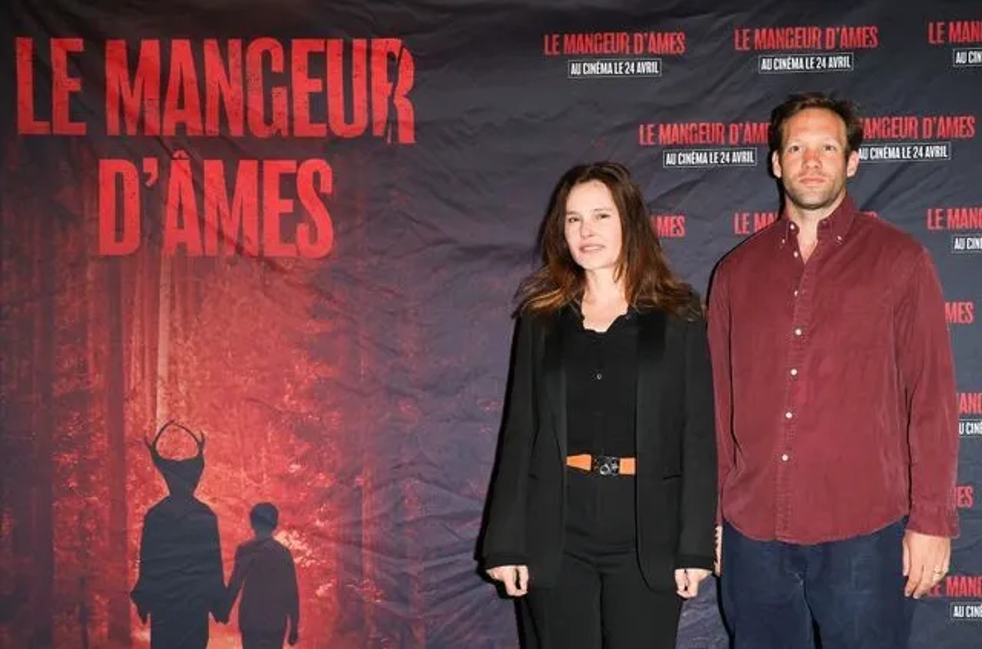 Virginie Ledoyen and Paul Hamy at an event for The Soul Eater (2024)