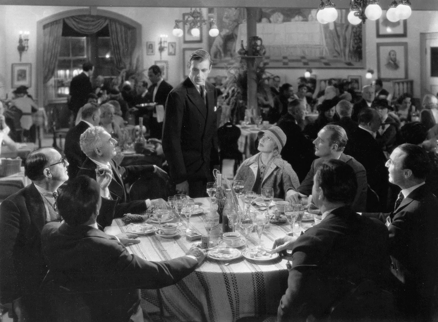 Gary Cooper, Jean Arthur, Walter Catlett, and Douglass Dumbrille in Mr. Deeds Goes to Town (1936)