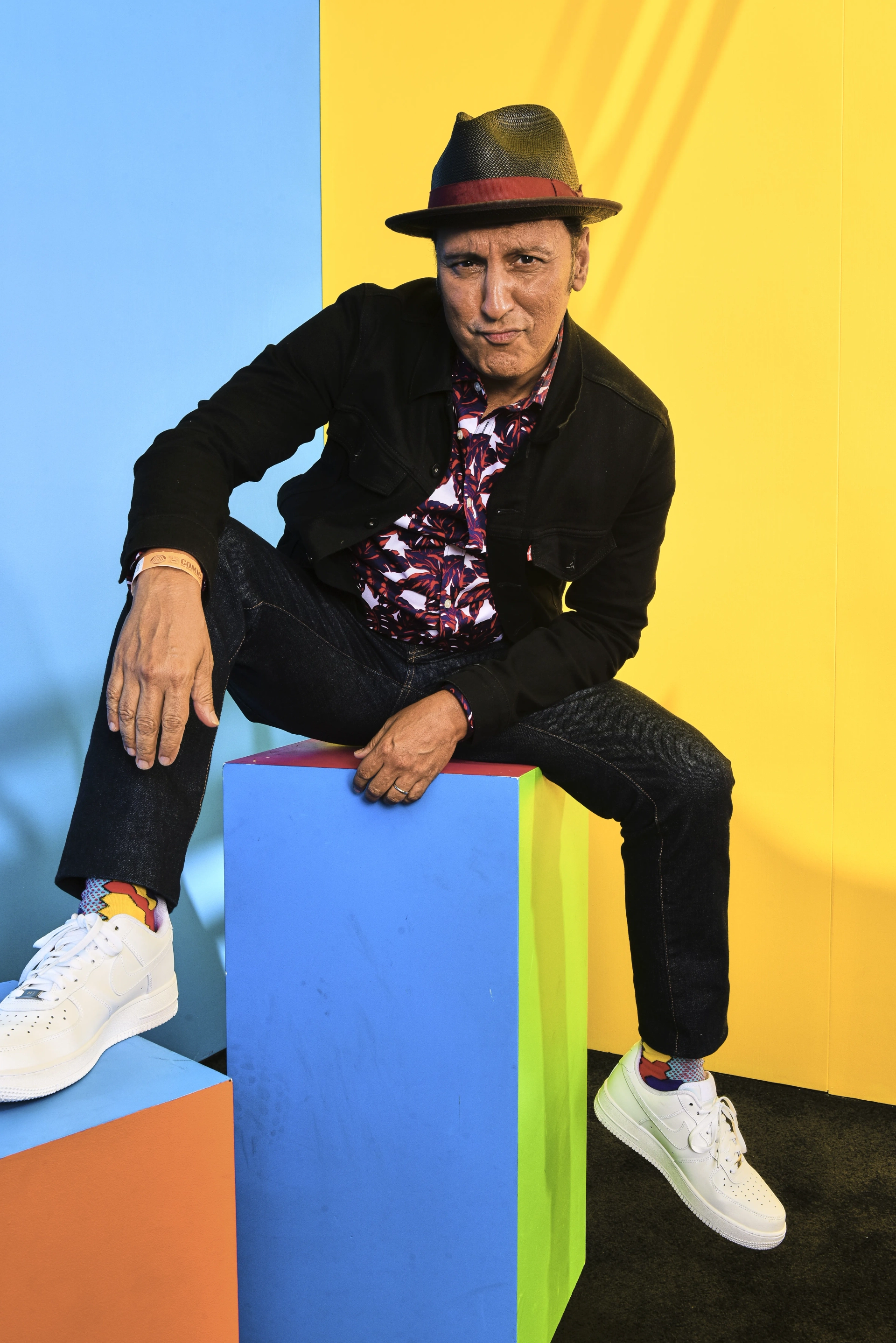 Aasif Mandvi at an event for Evil (2019)