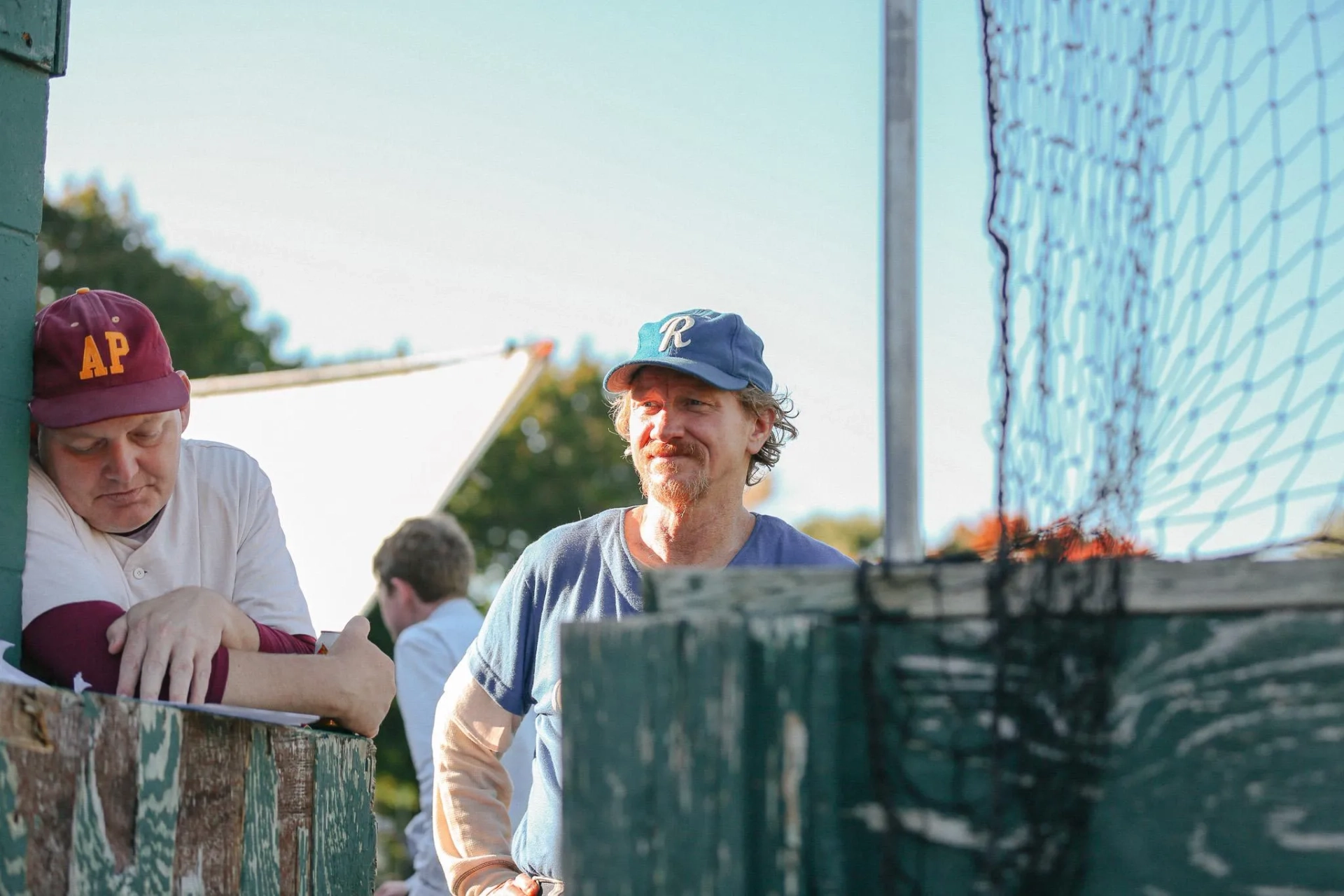 Brendan Burt and David Pridemore in Eephus (2024)