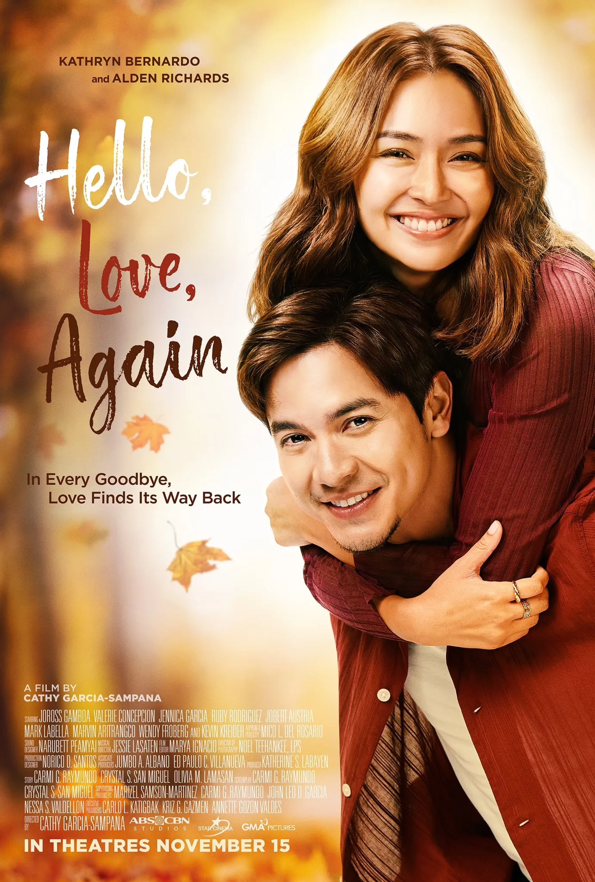 Kathryn Bernardo and Alden Richards in Hello, Love, Again (2024)