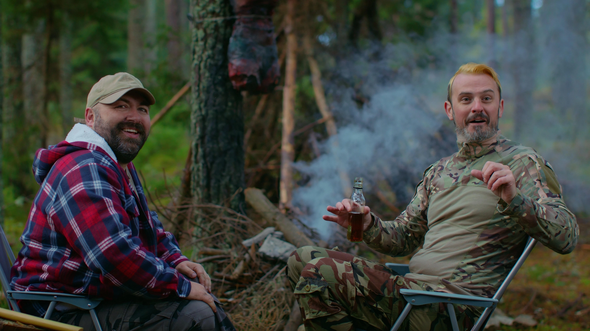 Mark Wood and Liam Matheson in Primal Games (2025)