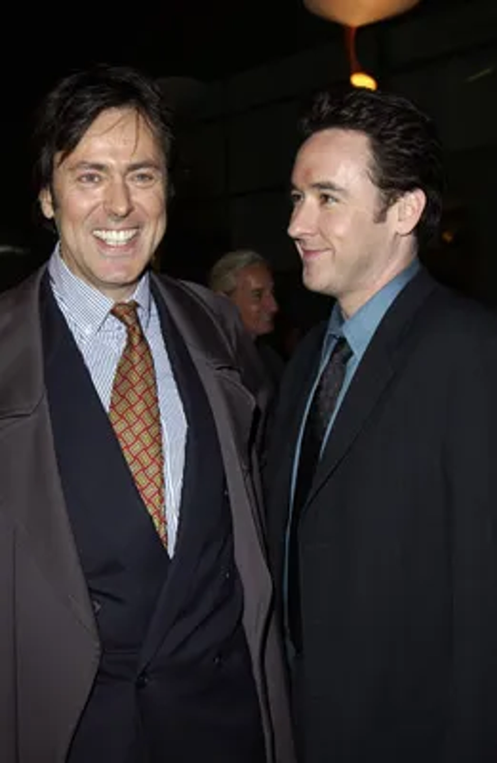 John Cusack and Menno Meyjes at an event for Max (2002)