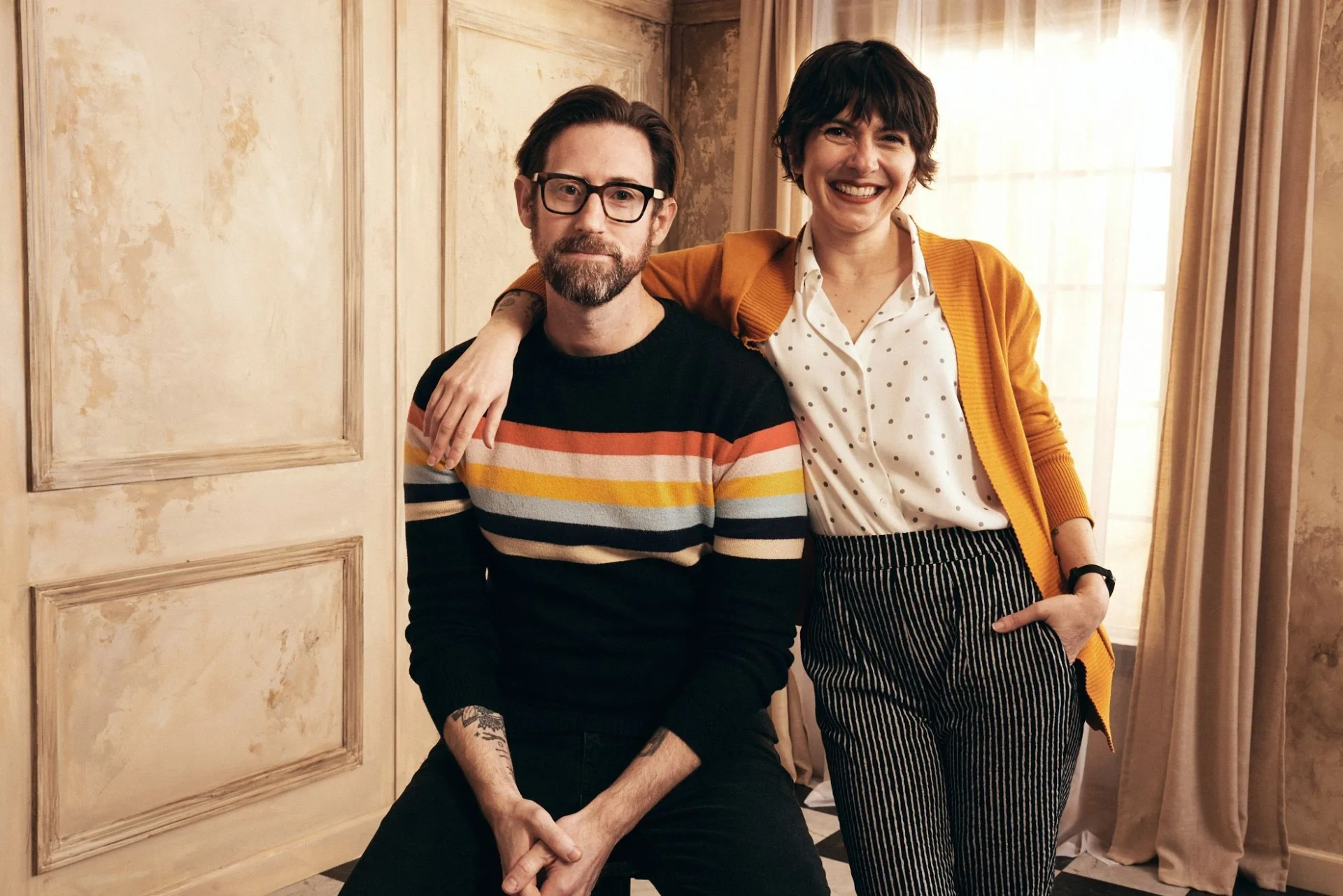 Julia Max and Ian McDonald at an event for The Surrender (2025)