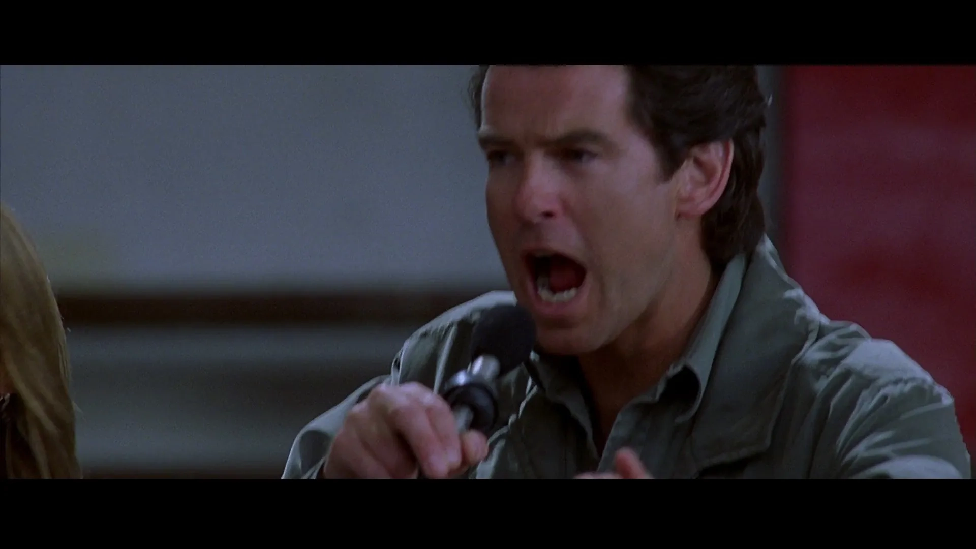 Pierce Brosnan in Dante's Peak (1997)