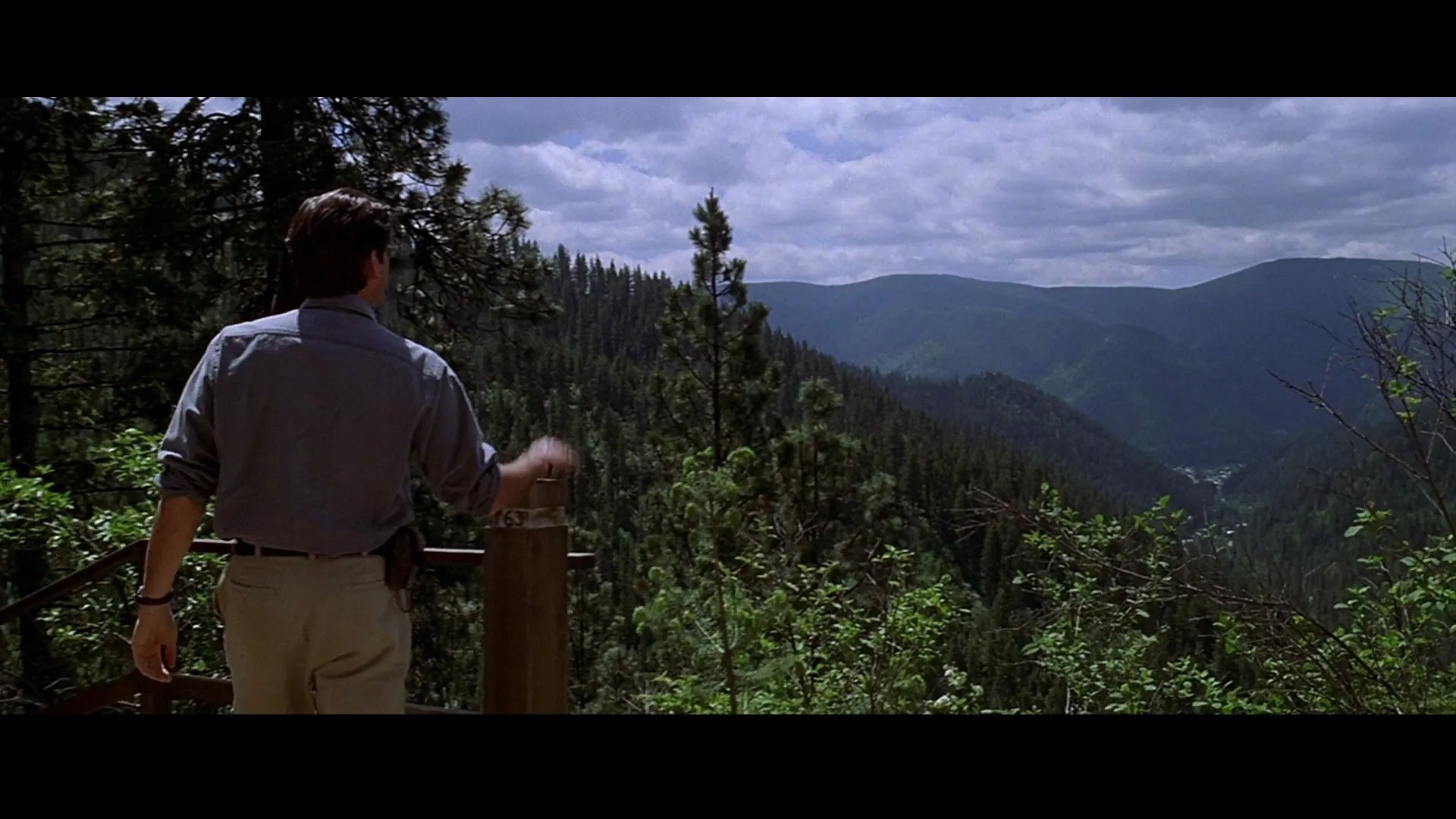 Pierce Brosnan in Dante's Peak (1997)