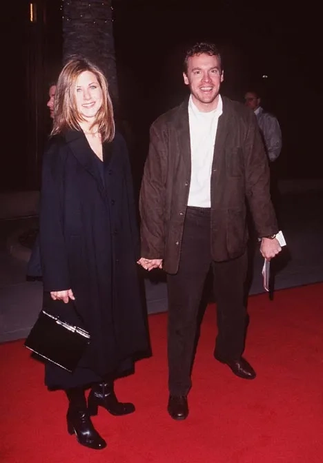 Jennifer Aniston and Tate Donovan at an event for Dante's Peak (1997)
