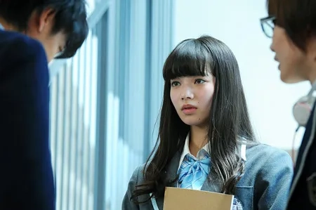 Ryûnosuke Kamiki, Takeru Satoh, and Nana Komatsu in Bakuman (2015)