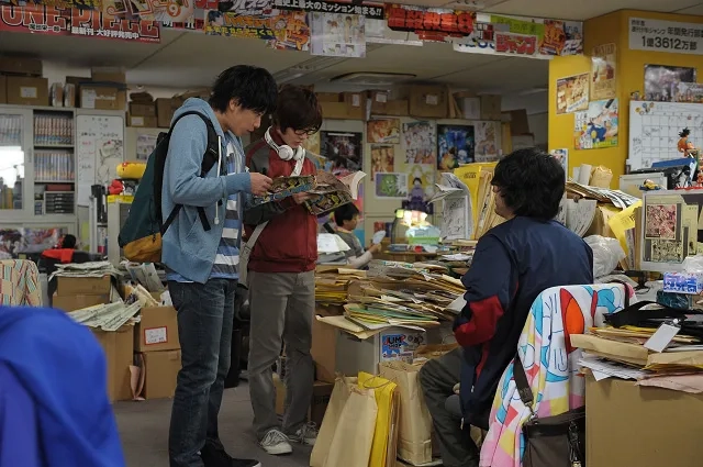 Ryûnosuke Kamiki, Takayuki Yamada, and Takeru Satoh in Bakuman (2015)