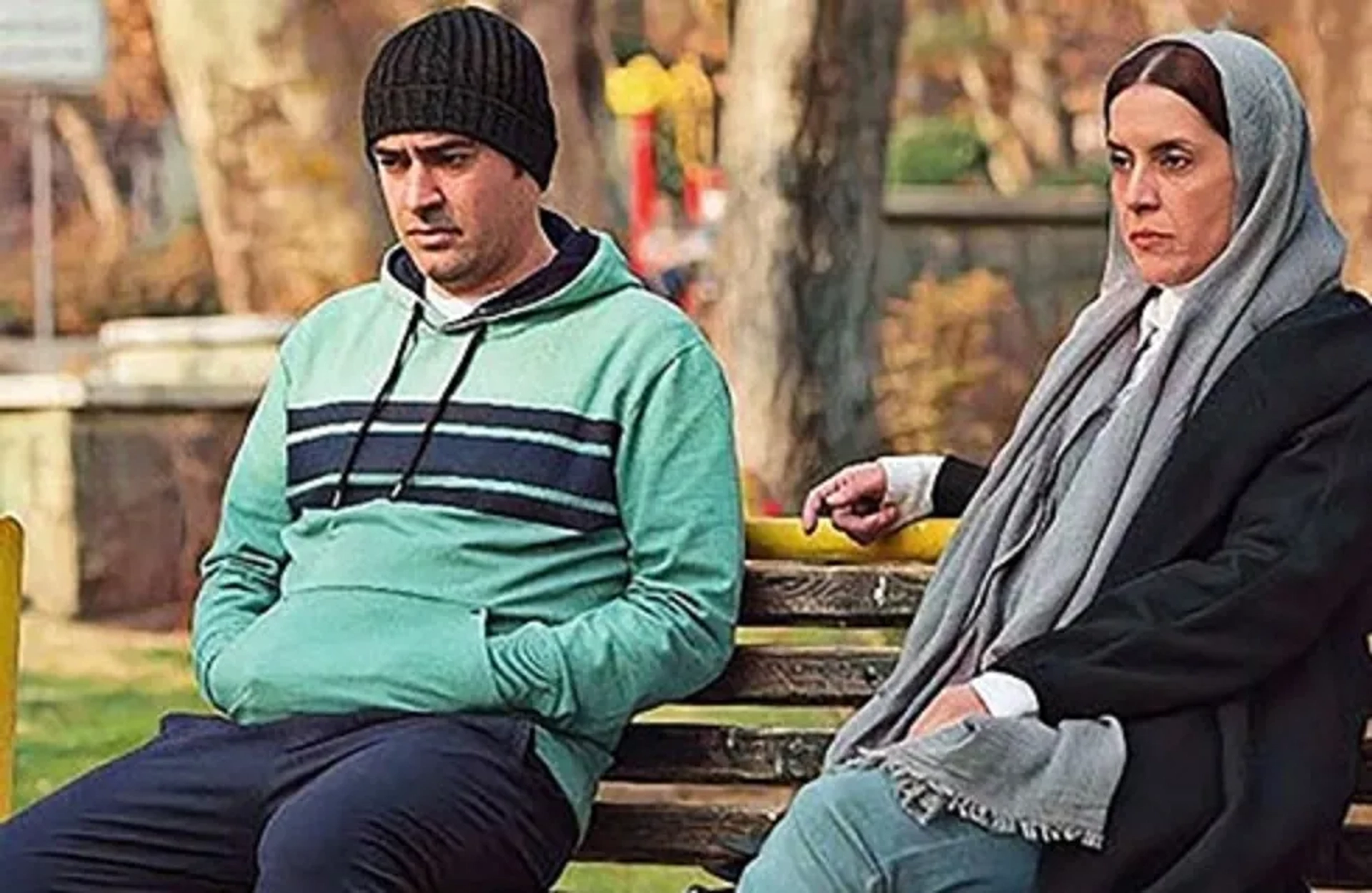 Nazanin Farahani and Shahab Hosseini in Nabat (2019)