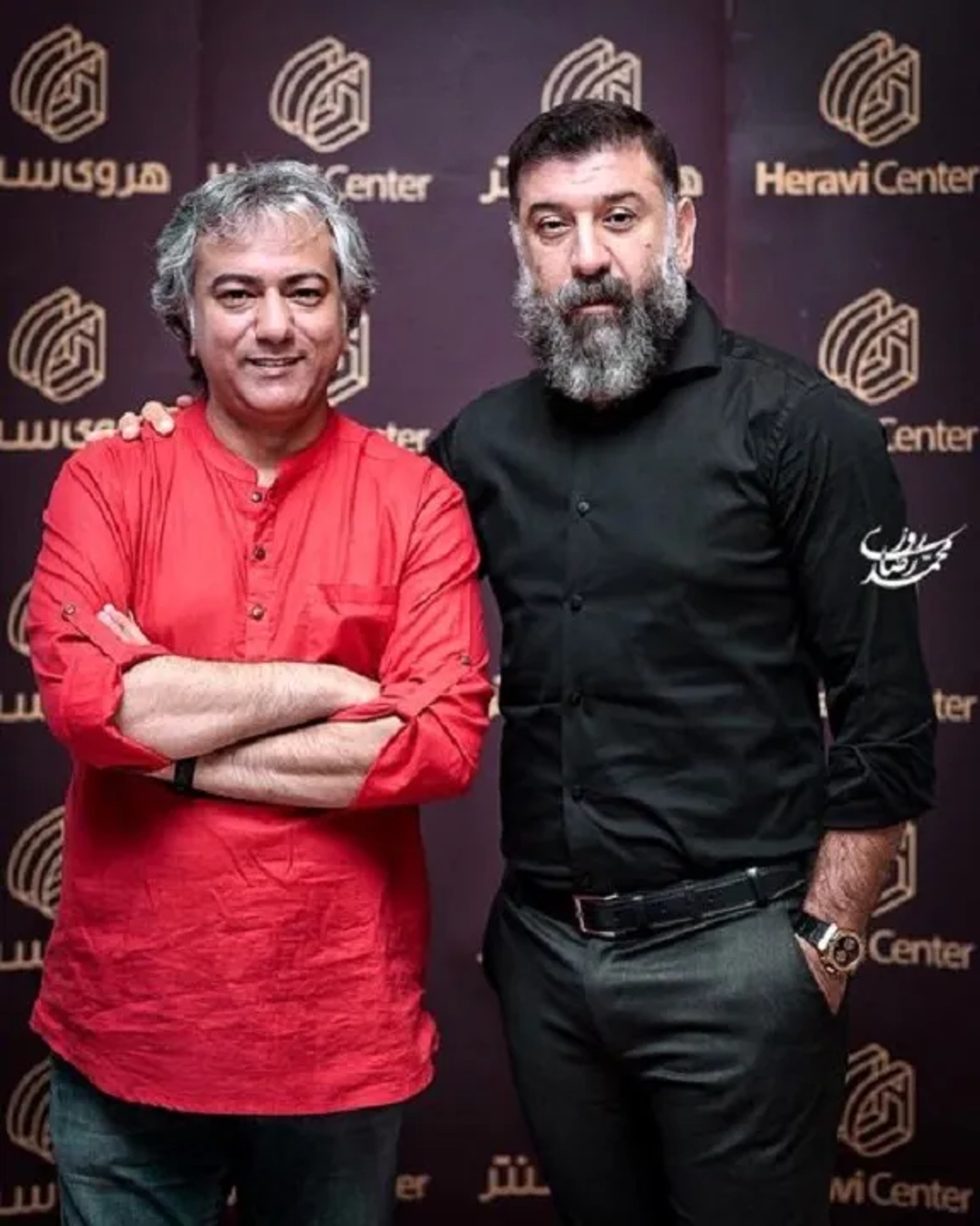 Mohammad Reza Hedayati and Ali Ansarian at an event for Wife's Club (2019)