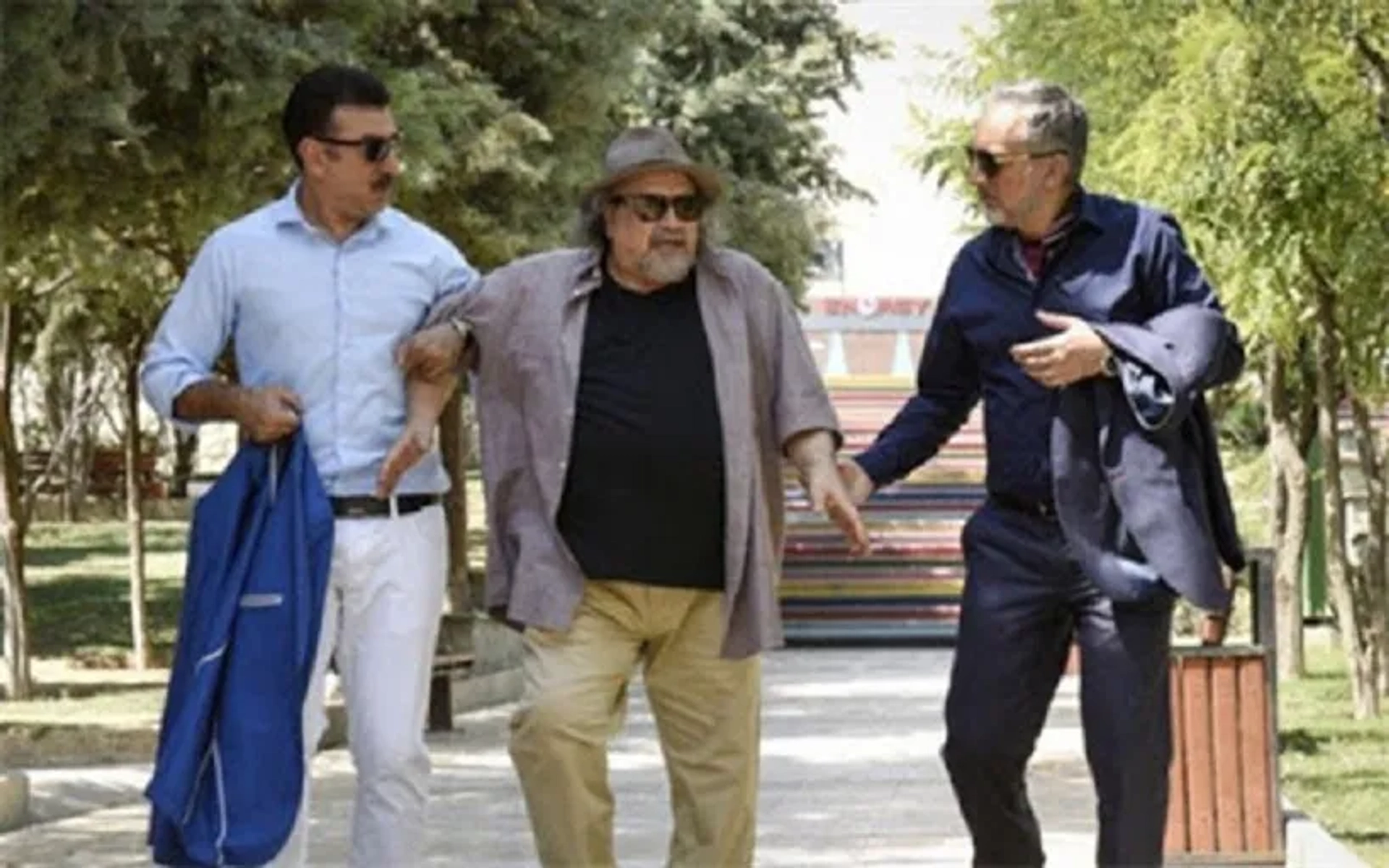 Mohammad Reza Sharifinia, Bijan Banafshekhah, and Ali Ansarian in Wife's Club (2019)
