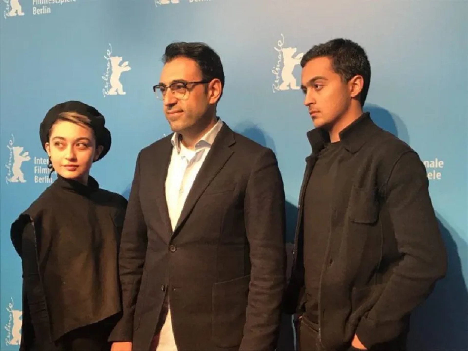 Yasna Mirtahmasb, Pooya Badkoobeh, and Negar Moghaddam at an event for Dressage (2018)