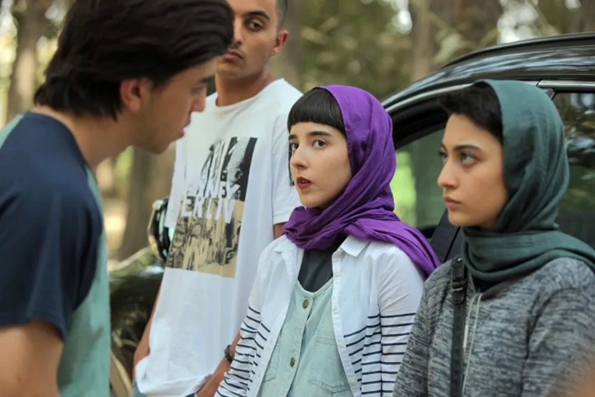 Yasna Mirtahmasb, Behafarid Ghafarian, and Negar Moghaddam in Dressage (2018)