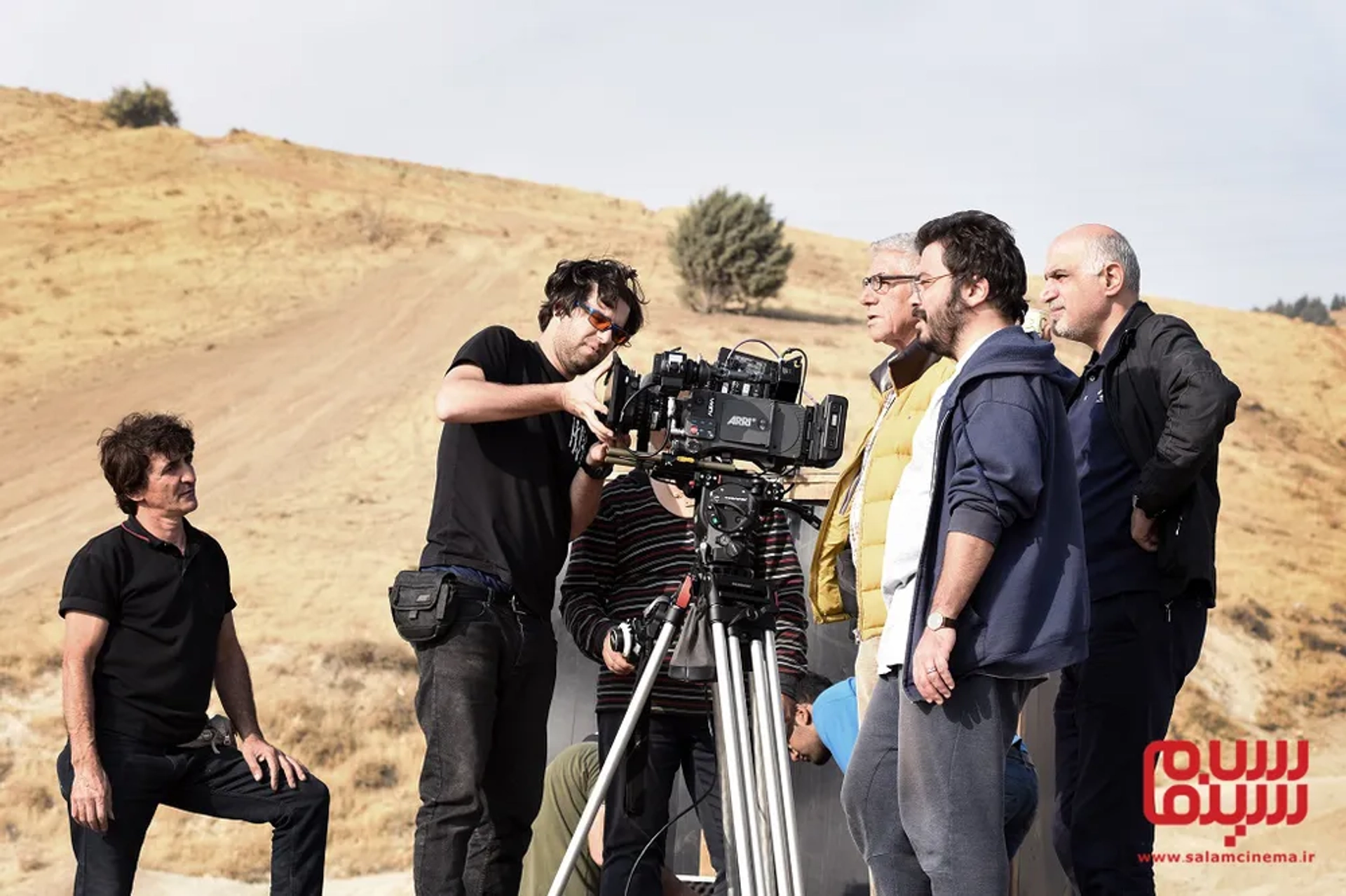 Ali Reza Zarrindast, Ali Ghaemmaghami, and Pourya Azarbayjani in Gloomy Celebration (2018)