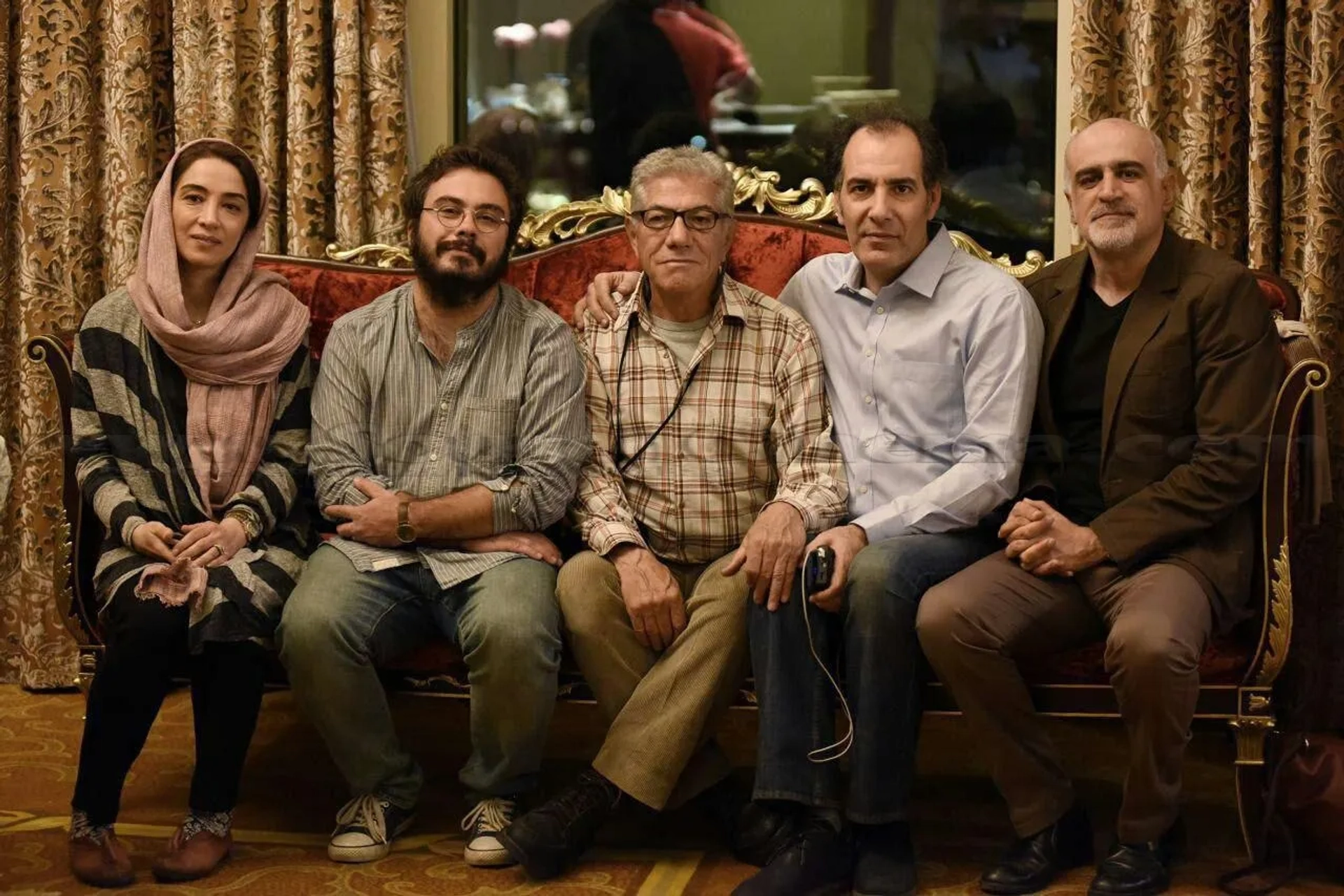 Ali Reza Zarrindast, Ali Ghaemmaghami, Pourya Azarbayjani, and Behnam Tashakkor in Gloomy Celebration (2018)