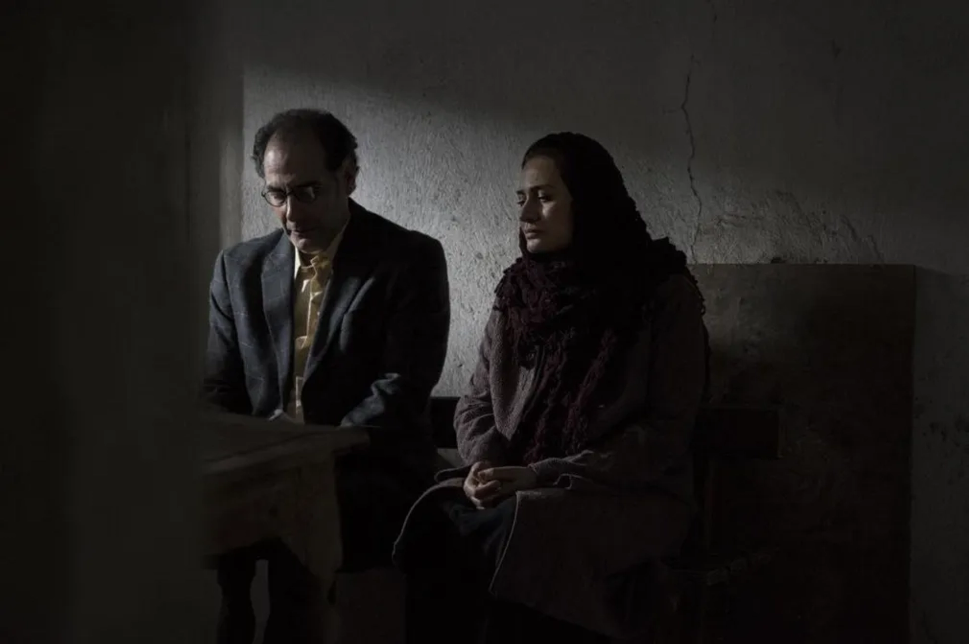 Parivash Nazarieh and Behnam Tashakkor in Gloomy Celebration (2018)