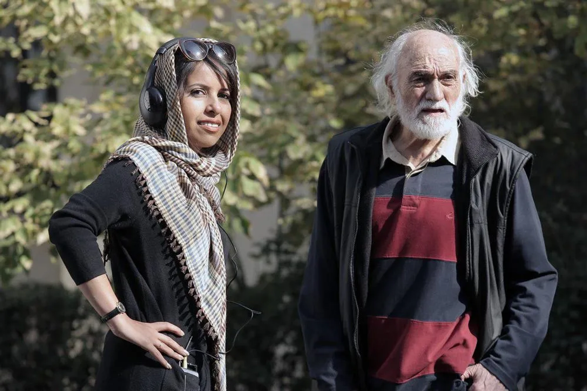 Hossein Maleki and Maryam Bahrololoomi in Patio (2018)