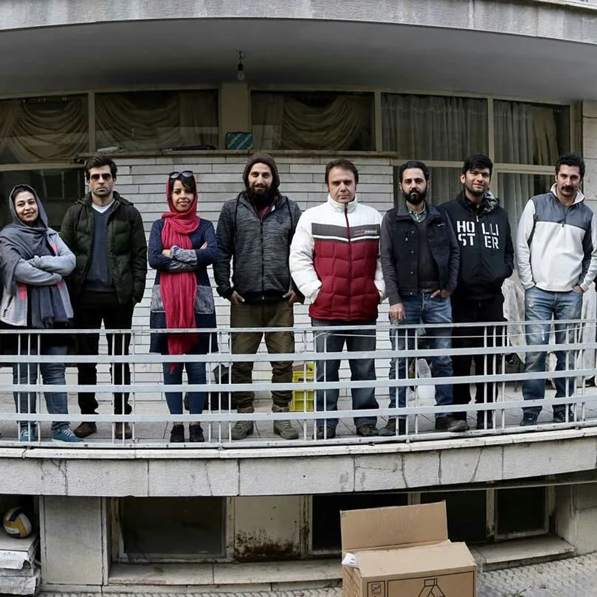 Karim Mohammad Amini, Mohadeseh Heyrat, and Maryam Bahrololoomi in Patio (2018)