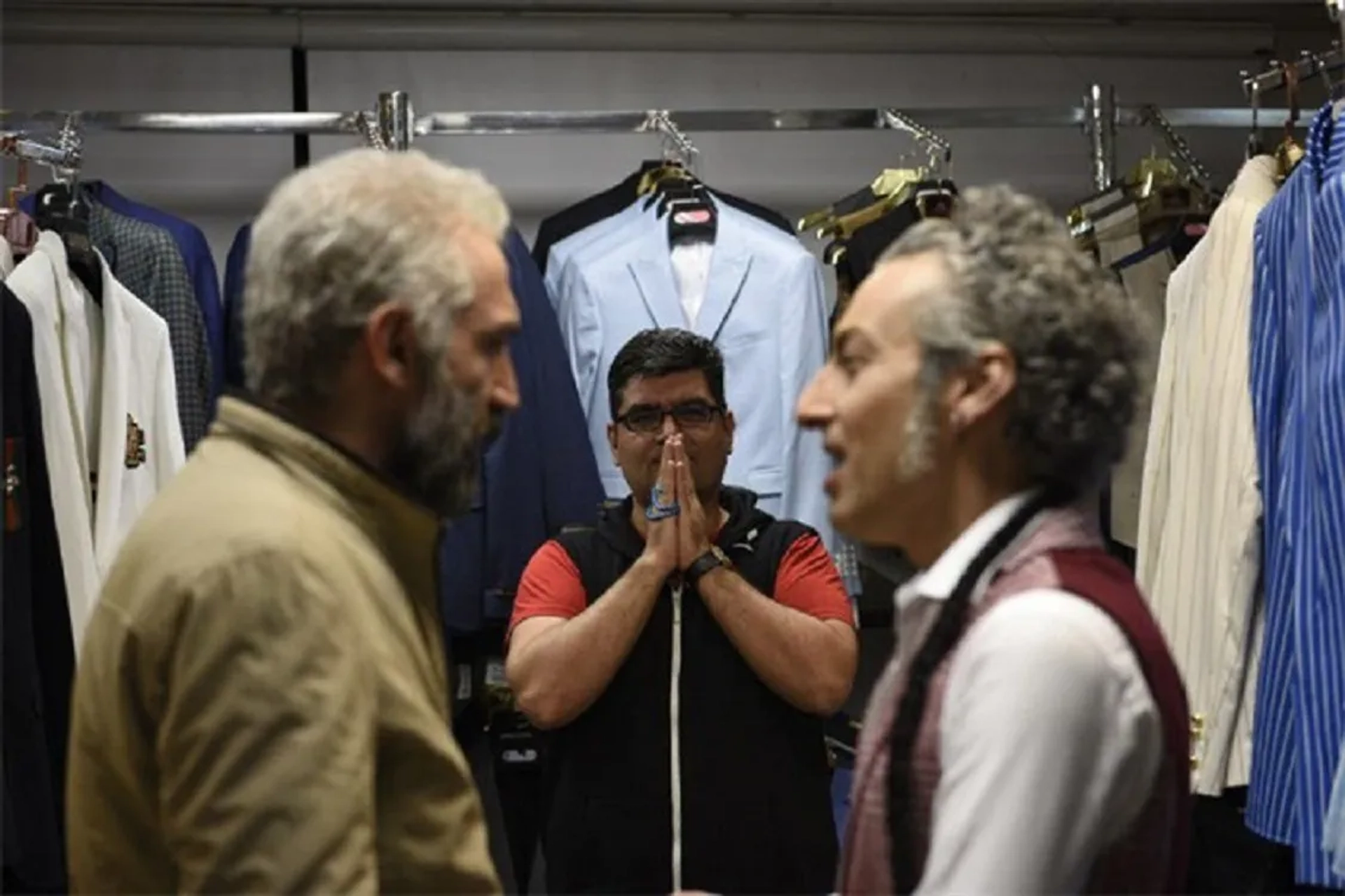 Arzhang Amirfazli, Ali Atshani, and Hadi Hejazifar in Katyusha (2018)
