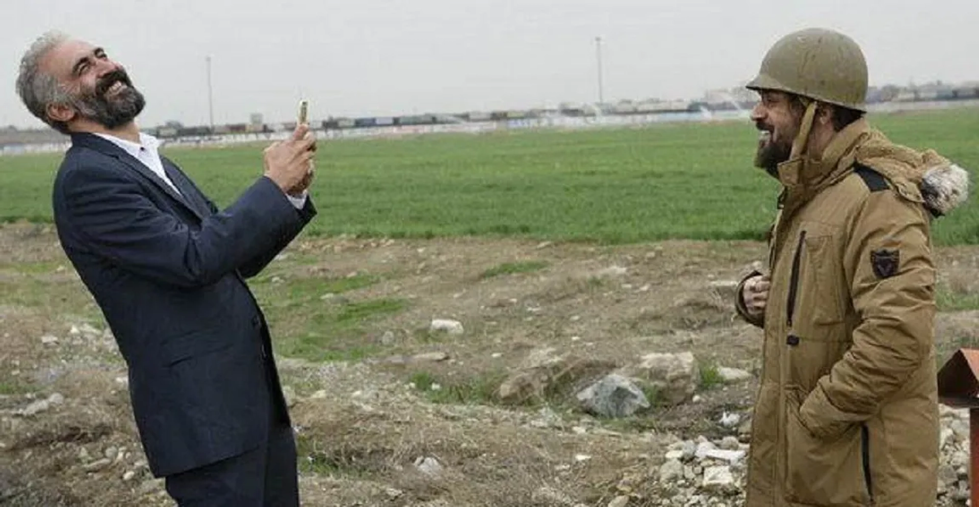 Ahmad Mehranfar and Hadi Hejazifar in Katyusha (2018)