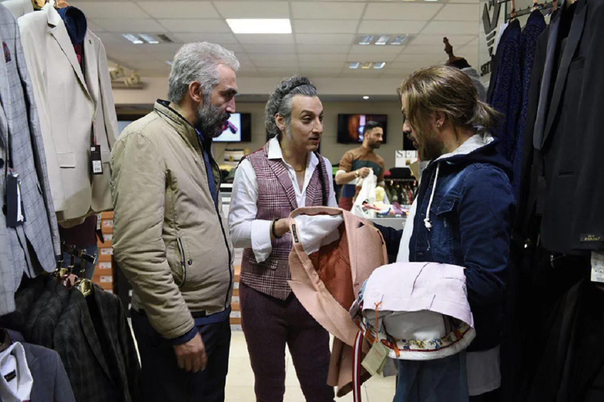 Arzhang Amirfazli, Ahmad Mehranfar, and Hadi Hejazifar in Katyusha (2018)