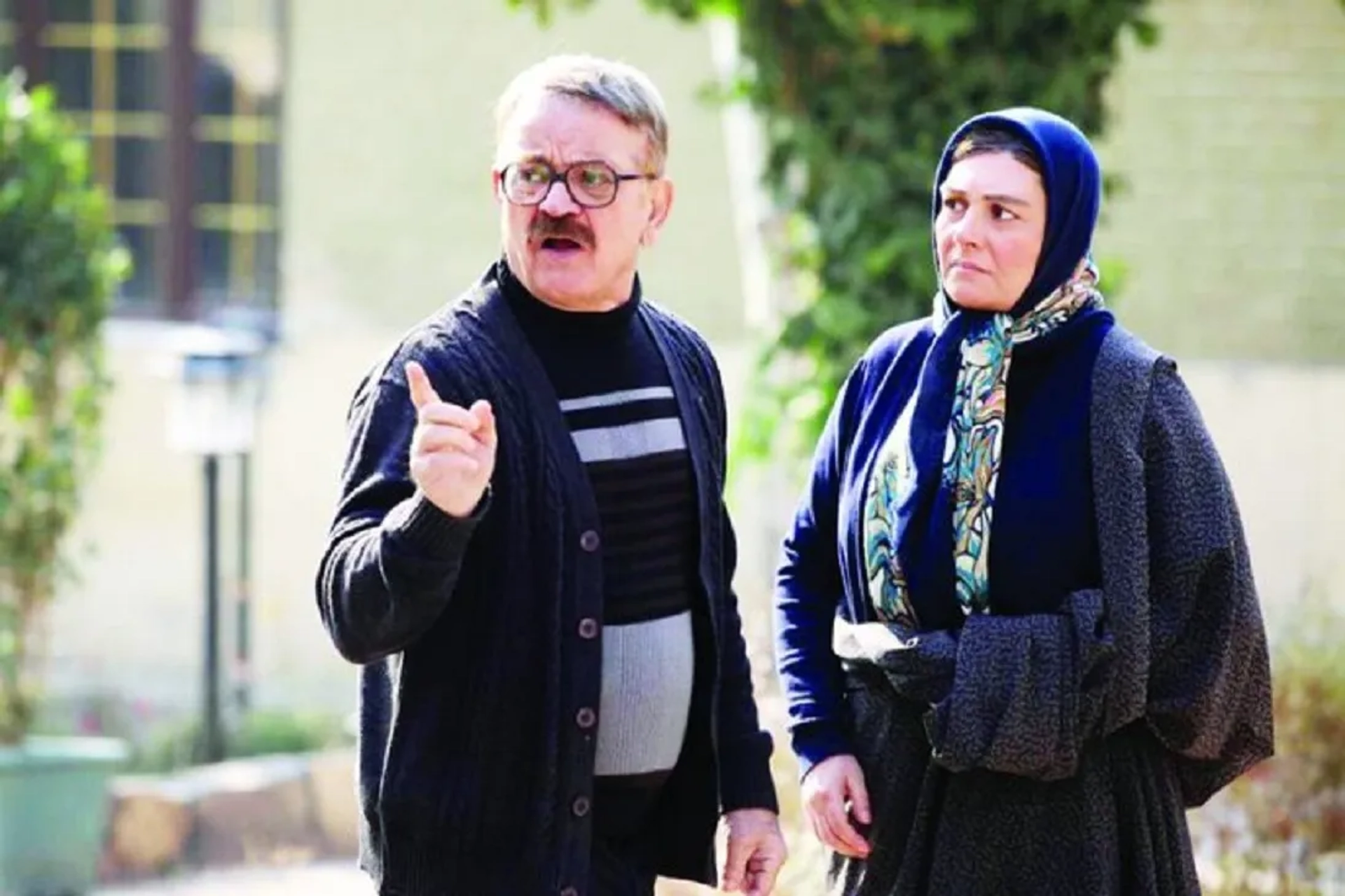 Mehdi Fakhimzadeh and Hengameh Ghaziani in In the Time of Hangover (2018)
