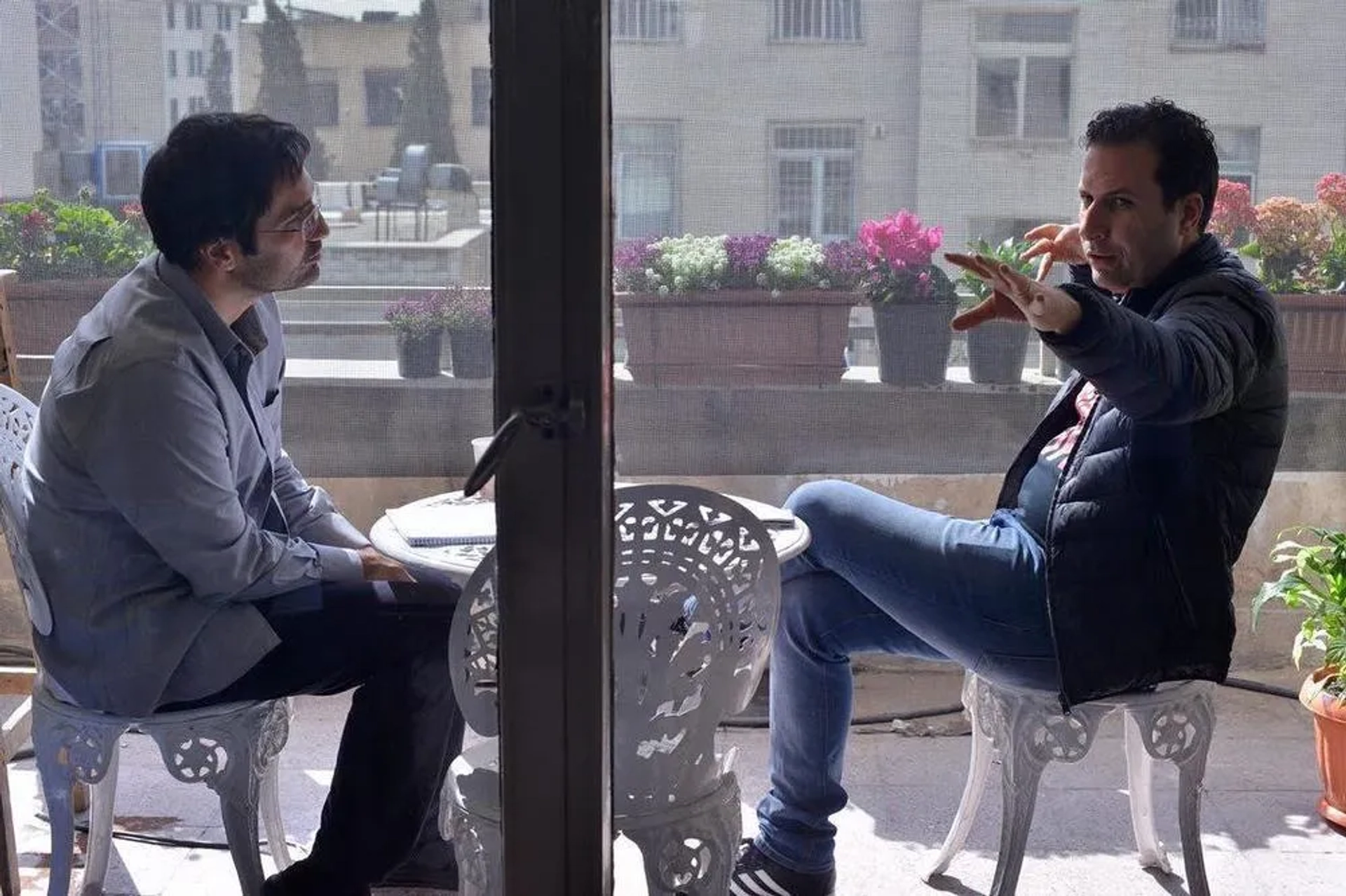 Mohammad Reza Forutan and Bahman Kamyar in August (2017)
