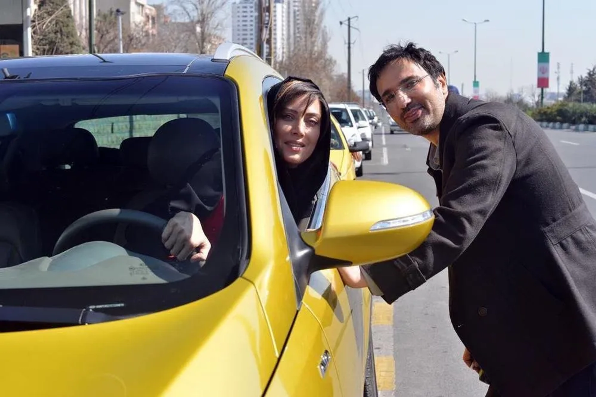 Mohammad Reza Forutan and Mahtab Keramati in August (2017)