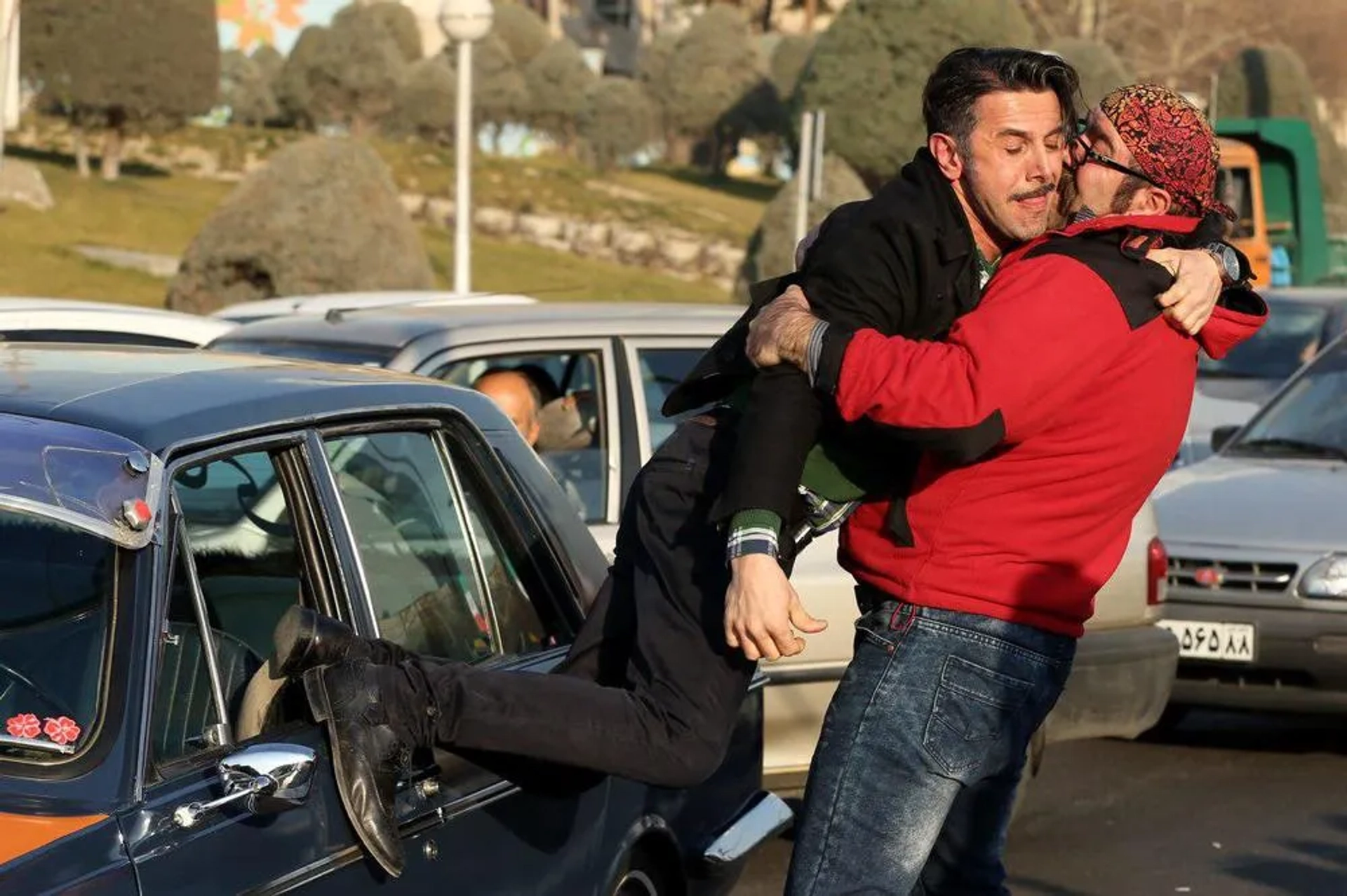 Amin Hayayee in Three Strangers (2017)