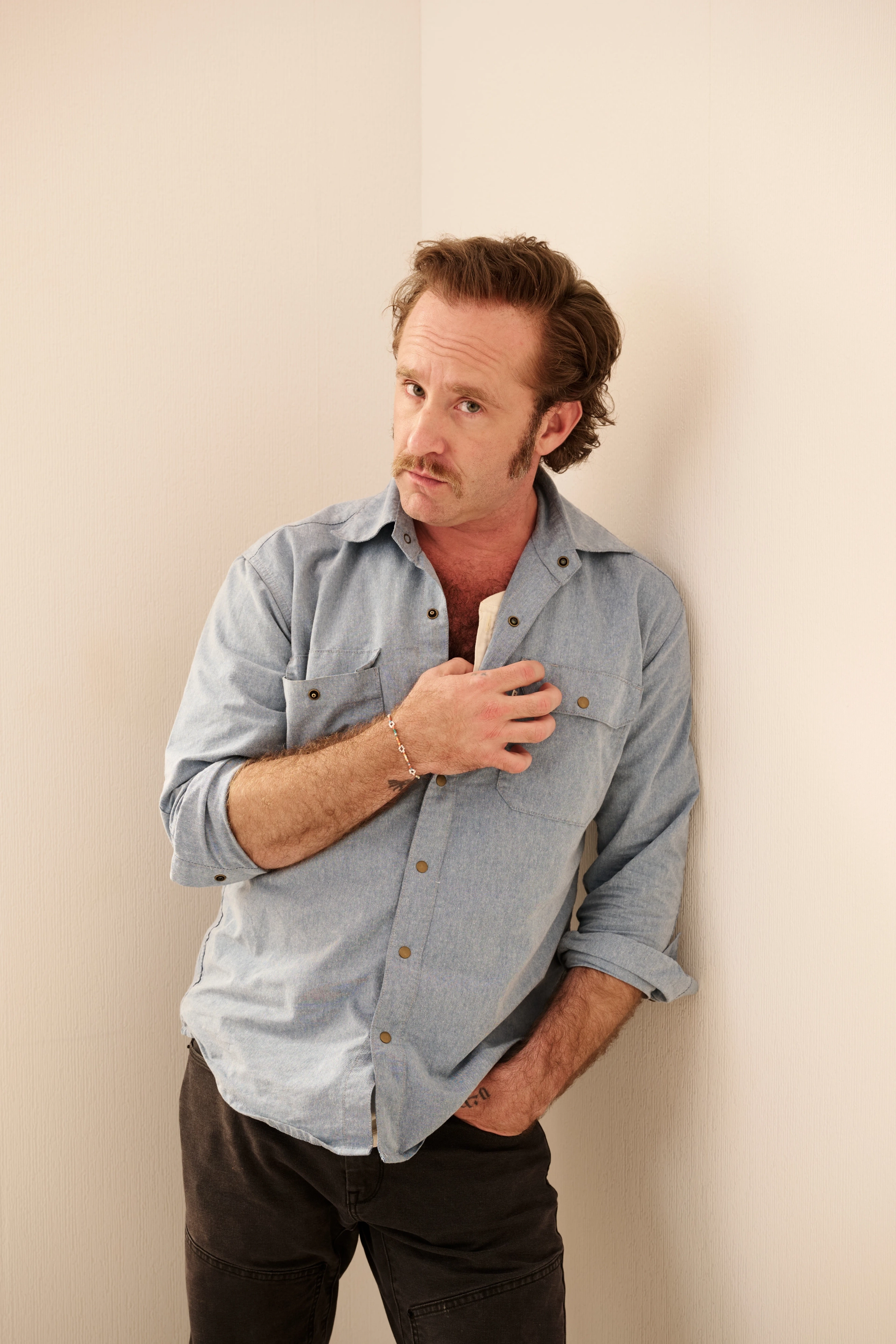 Ben Foster at an event for Sharp Corner (2024)