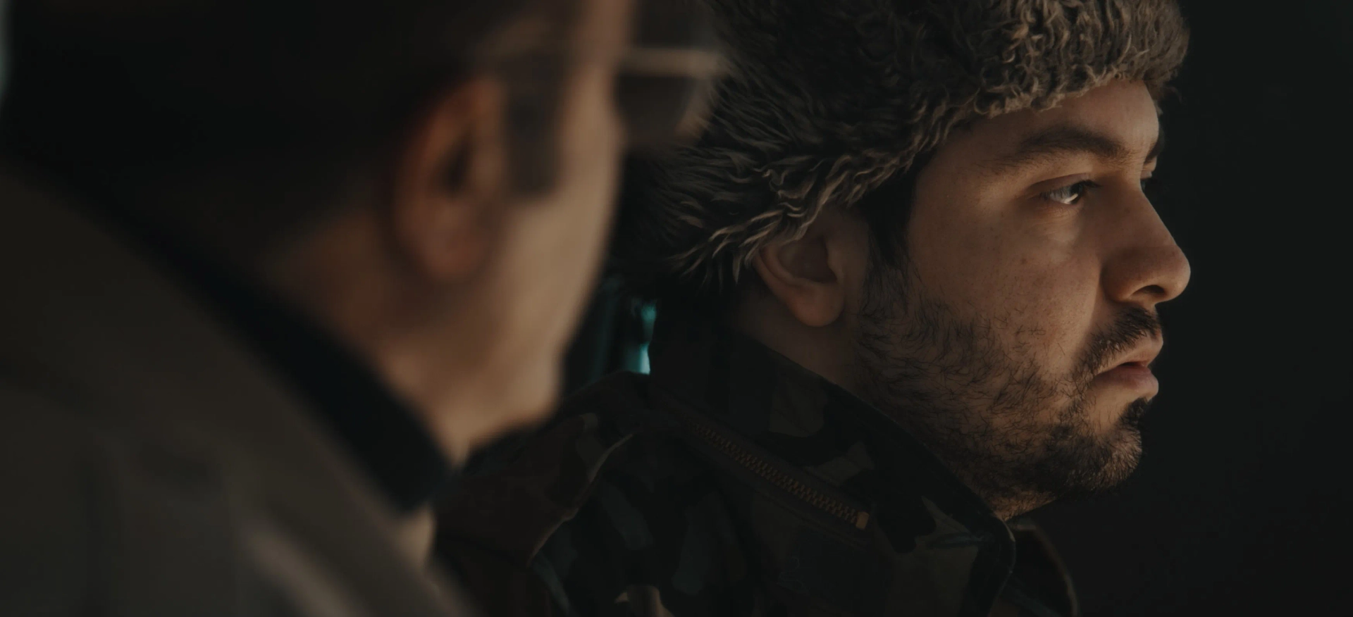 Iraj Sanjari and Ismael Gunea-Romero in Armed (2025)
