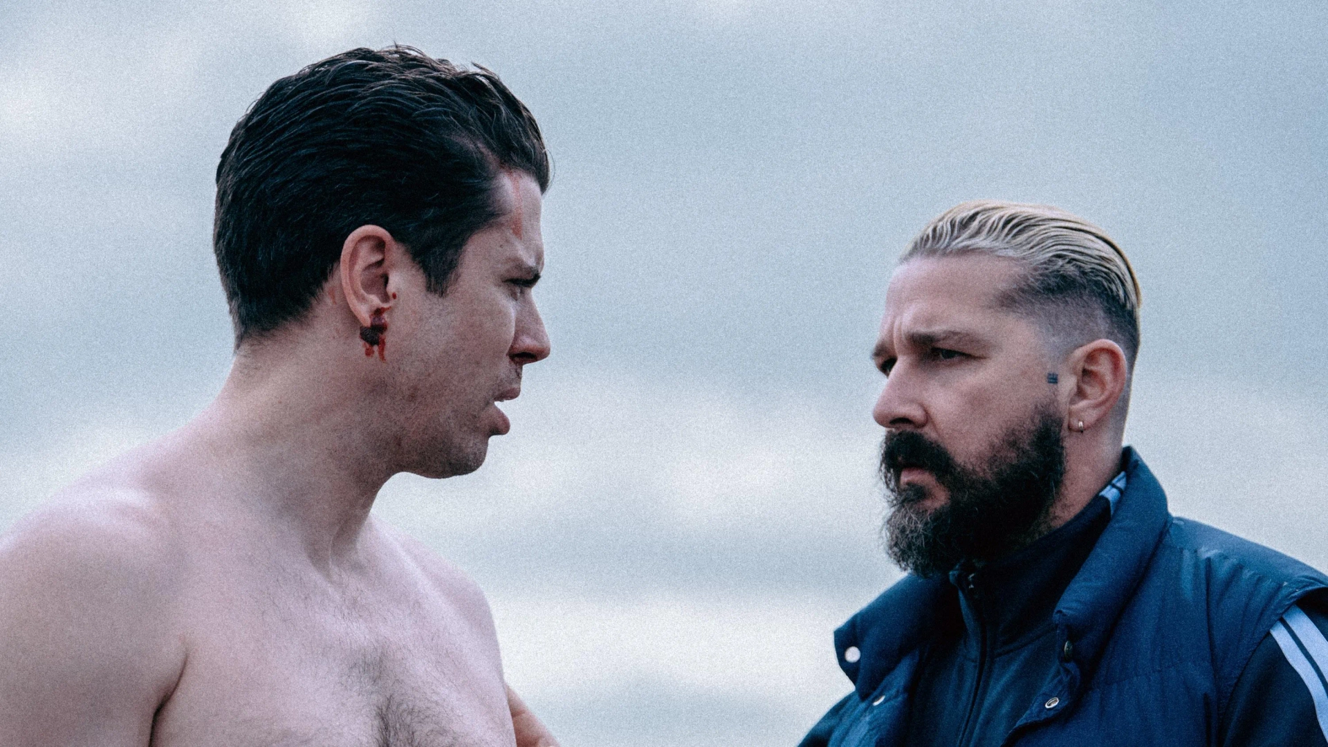 Shia LaBeouf and Toby Kebbell in Salvable (2025)