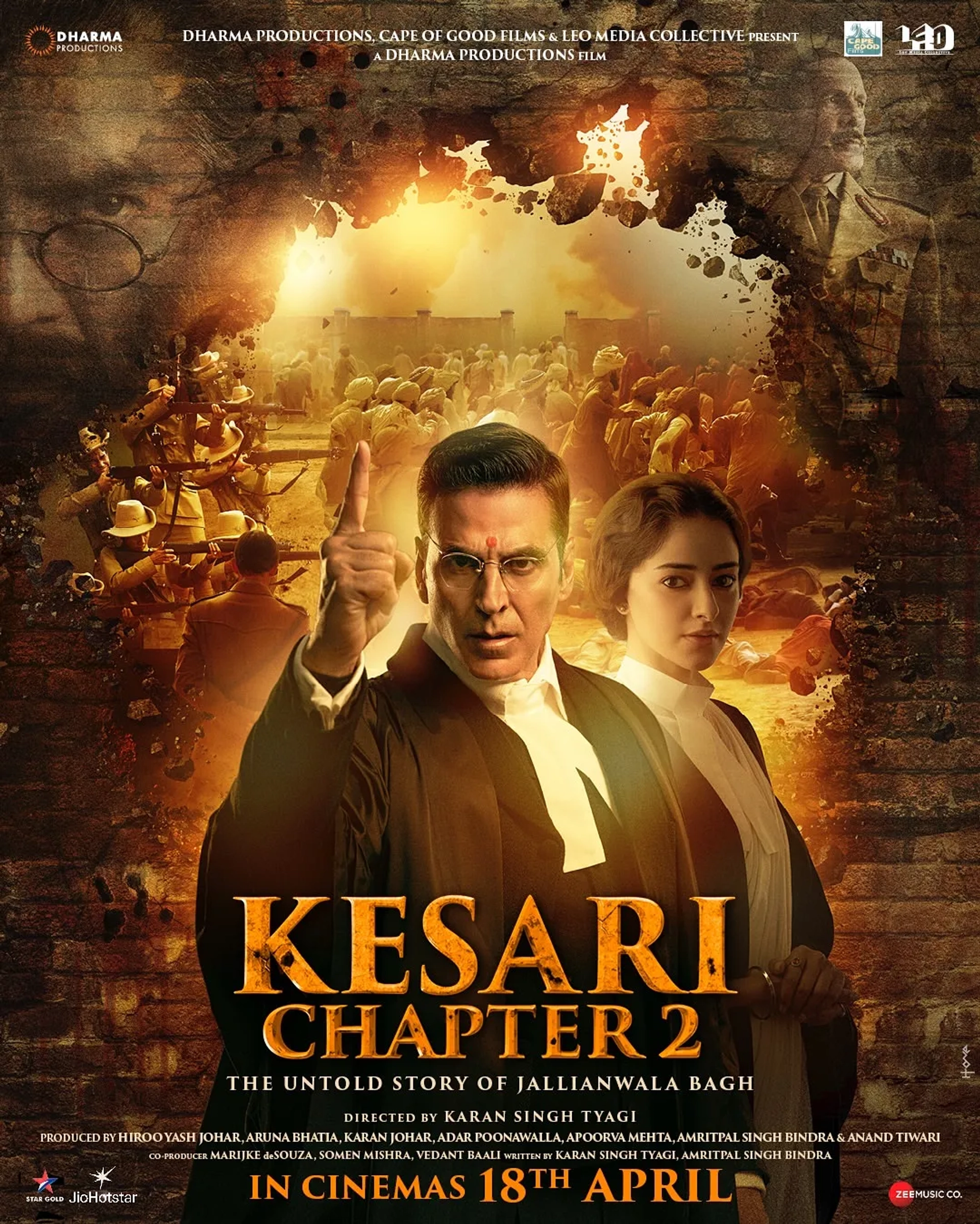 Akshay Kumar and Ananya Panday in Kesari Chapter 2: The Untold Story of Jallianwala Bagh (2025)