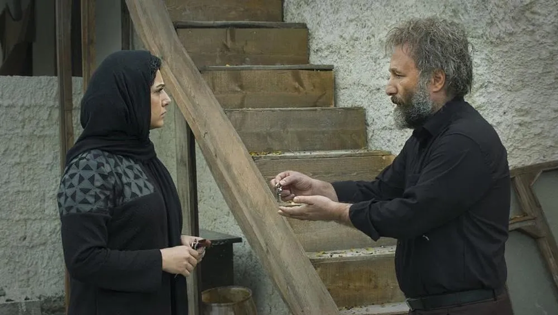 Baran Kosari and Reza Behbudi in Chanél (2017)