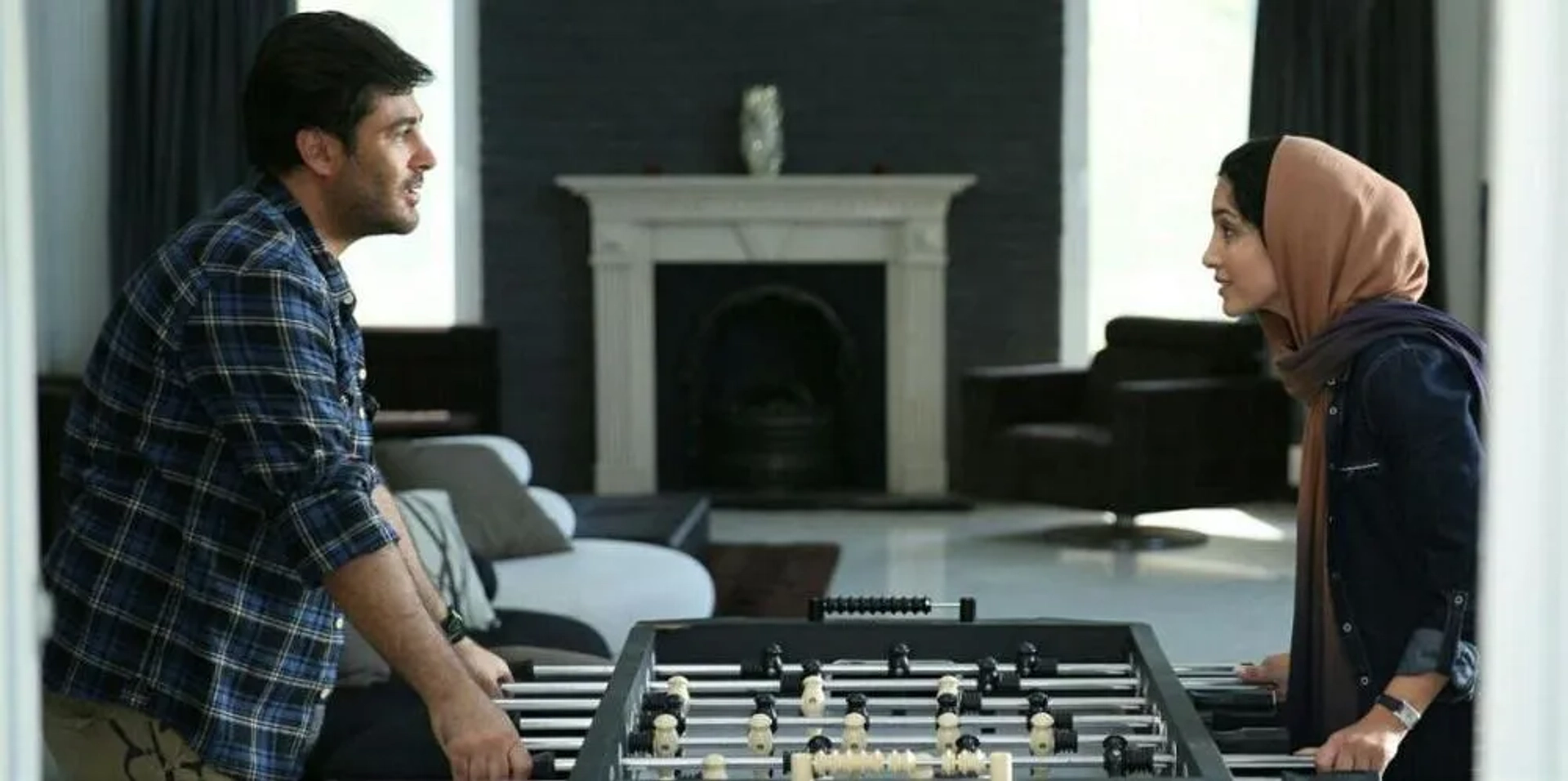 Mohammad Reza Golzar and Khatereh Asadi in Drought and Lie (2016)